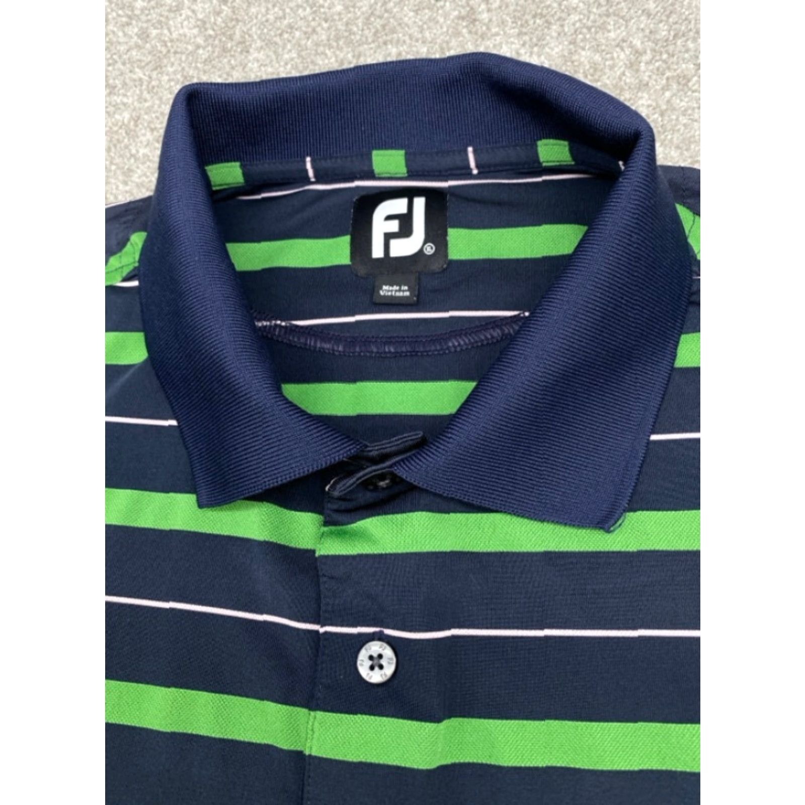 Footjoy FootJoy Polo Shirt Men XL Short Sleeve Multicolor Striped Polo Golf Shirt 5266 Size US XL / EU 56 / 4 - 2 Thumbnail