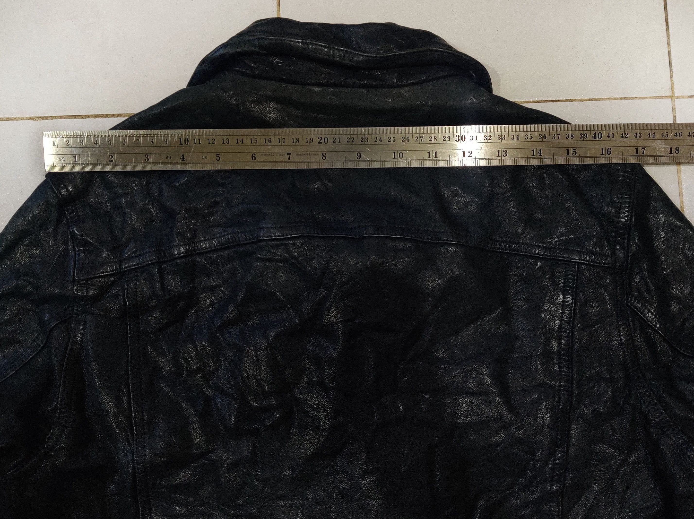 Journal Standard Journal Standard Goatskin Leather Trucker Jacket Size US M / EU 48-50 / 2 - 7 Thumbnail