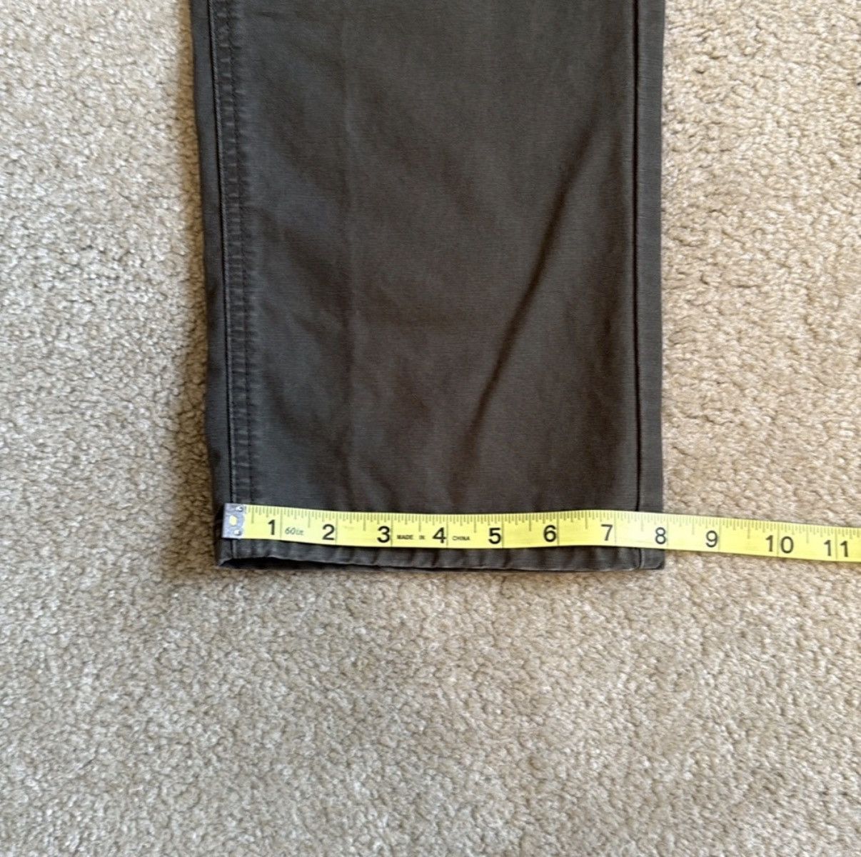 Old Navy Old Navy Men’s Olive Green Workwear Pants Size 36W 30L Size US 36 / EU 52 - 4 Thumbnail