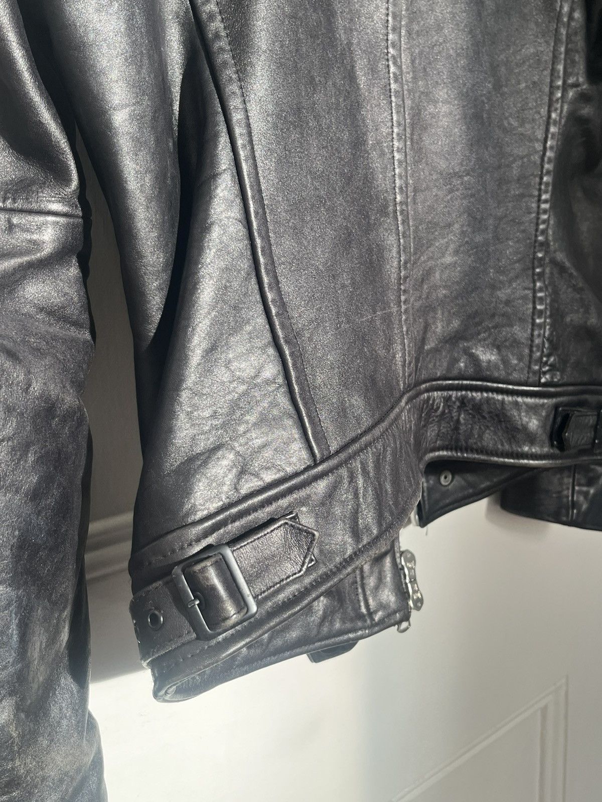 BUFFALO BOBS Buffalo Bobs arm zip leather jacket Size US M / EU 48-50 / 2 - 6 Thumbnail