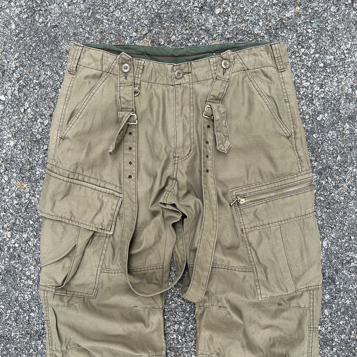 Number (N)ine Japanese Brand Cargo Pants Suspender Goa Style Size US 32 / EU 48 - 5 Thumbnail