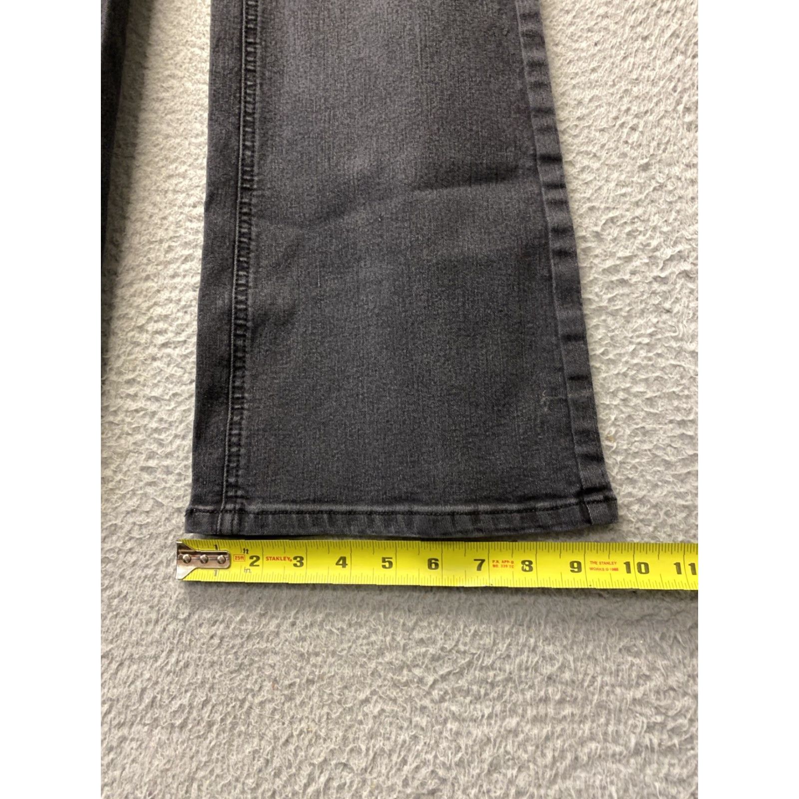 Vintage Ellos Jeans Women’s 14 Regular Bootcut 35x30 Faded Black 0435 Womens Size 24" / US 00 / IT 34 - 6 Thumbnail