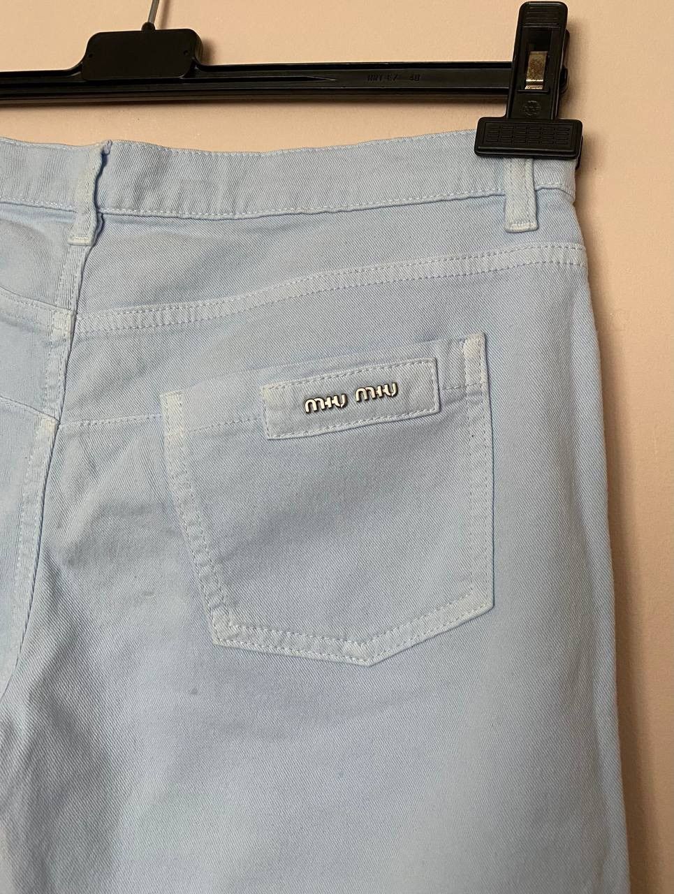 Miu Miu ⚡️ QUICK SALE ⚡️ 2000 Miu Miu Blue Jeans Pants Size 28" / US 6 / IT 42 - 6 Thumbnail