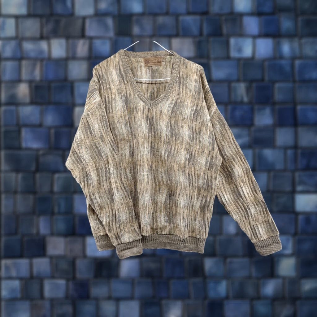 Coogi VTG Shenandoah Coogi Cosby Knit Pullover USA Made Sweater Men's L Multicolor Crew Neck Geometric Size US L / EU 52-54 / 3 - 1 Thumbnail