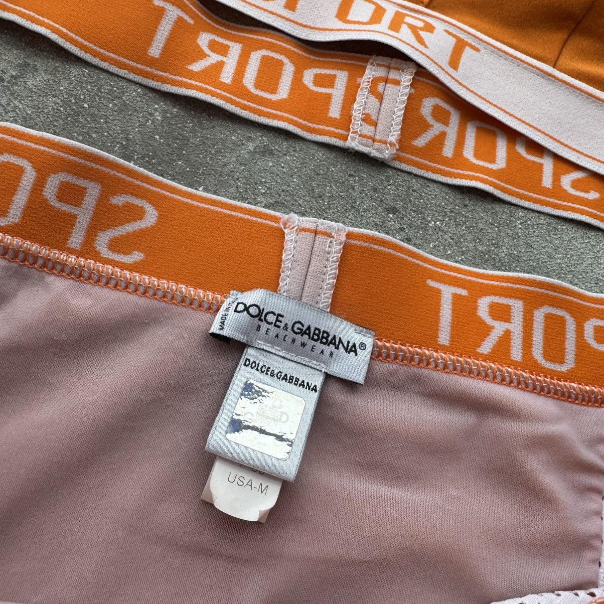 Dolce & Gabbana × Vintage Dolce & Gabbana Sport Y2K Vintage Swimsuit Size ONE SIZE - 8 Thumbnail