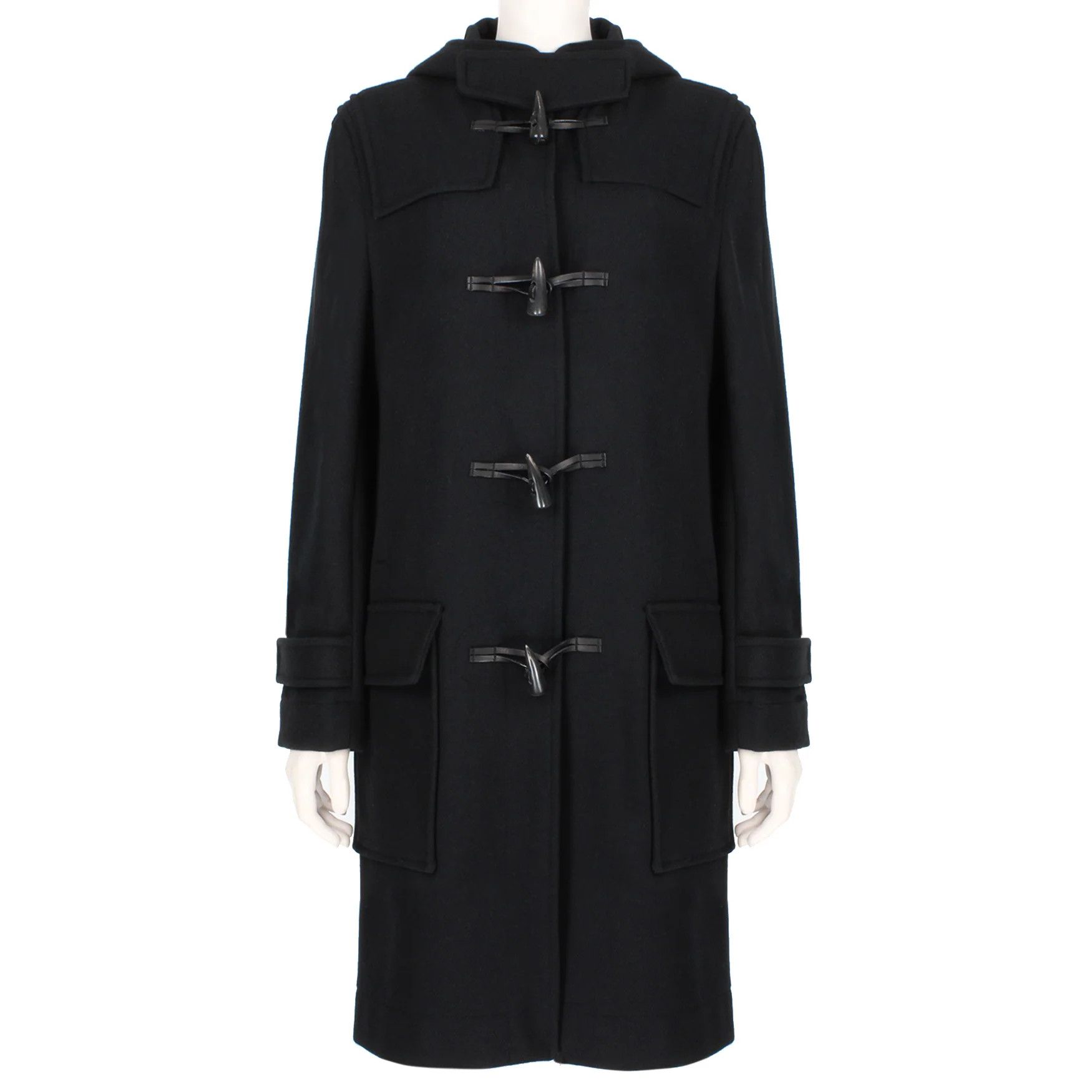 Designer Roland Mouret duffle wool coat Size US XL / EU 56 / 4 - 1 Thumbnail