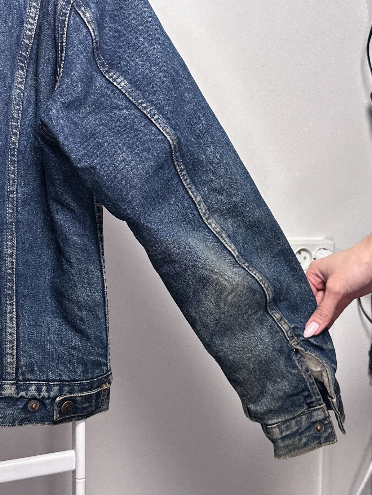 Levi's Vintage Clothing Levi’s Vintage Denim Trucker Sherpa Jacket 71500 Size L Size US L / EU 52-54 / 3 - 11 Thumbnail