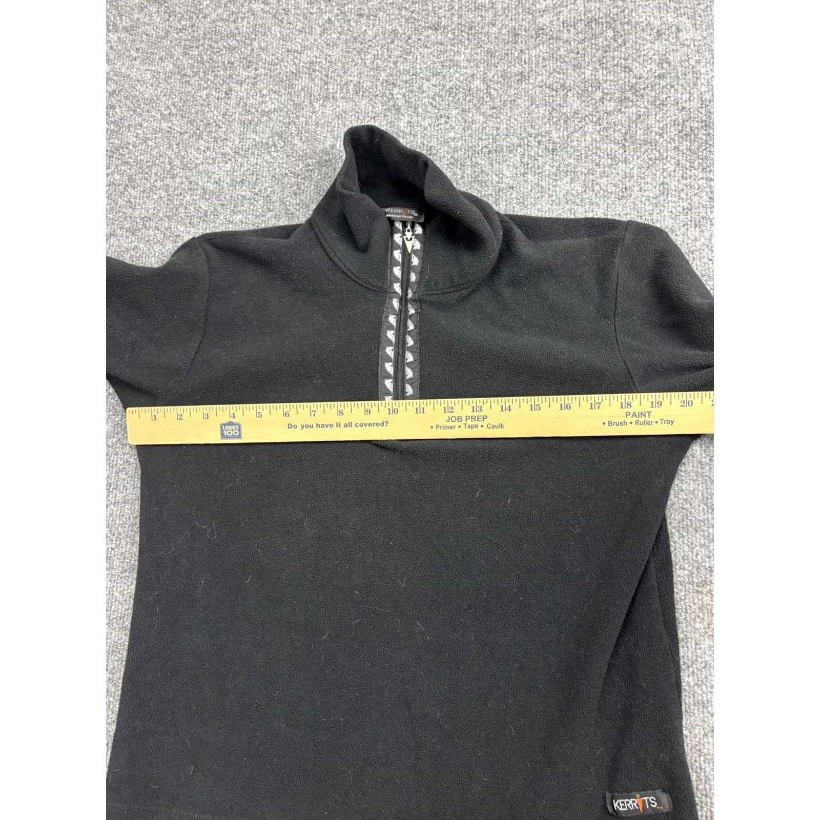 Vintage Kerrits Sweatshirt Womens Medium Black Fleece 1/4 Zip Pullover Riding Shirt Size M / US 6-8 / IT 42-44 - 5 Thumbnail