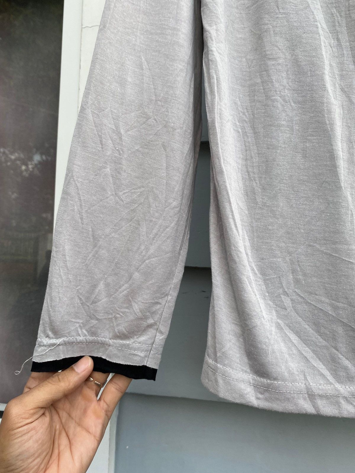 Japanese Brand GELEONE Japanese Layered Cut Long Sleeve Shirt Yohji Style Size XL / US 12-14 / IT 48-50 - 5 Thumbnail