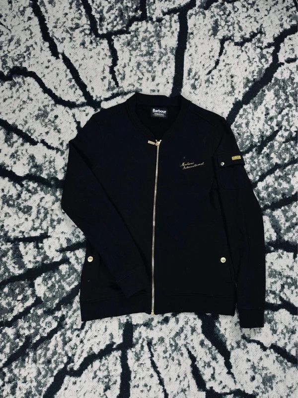 Barbour Barbour zip-up sweatshirt black logo S Size US S / EU 44-46 / 1 - 1 Thumbnail