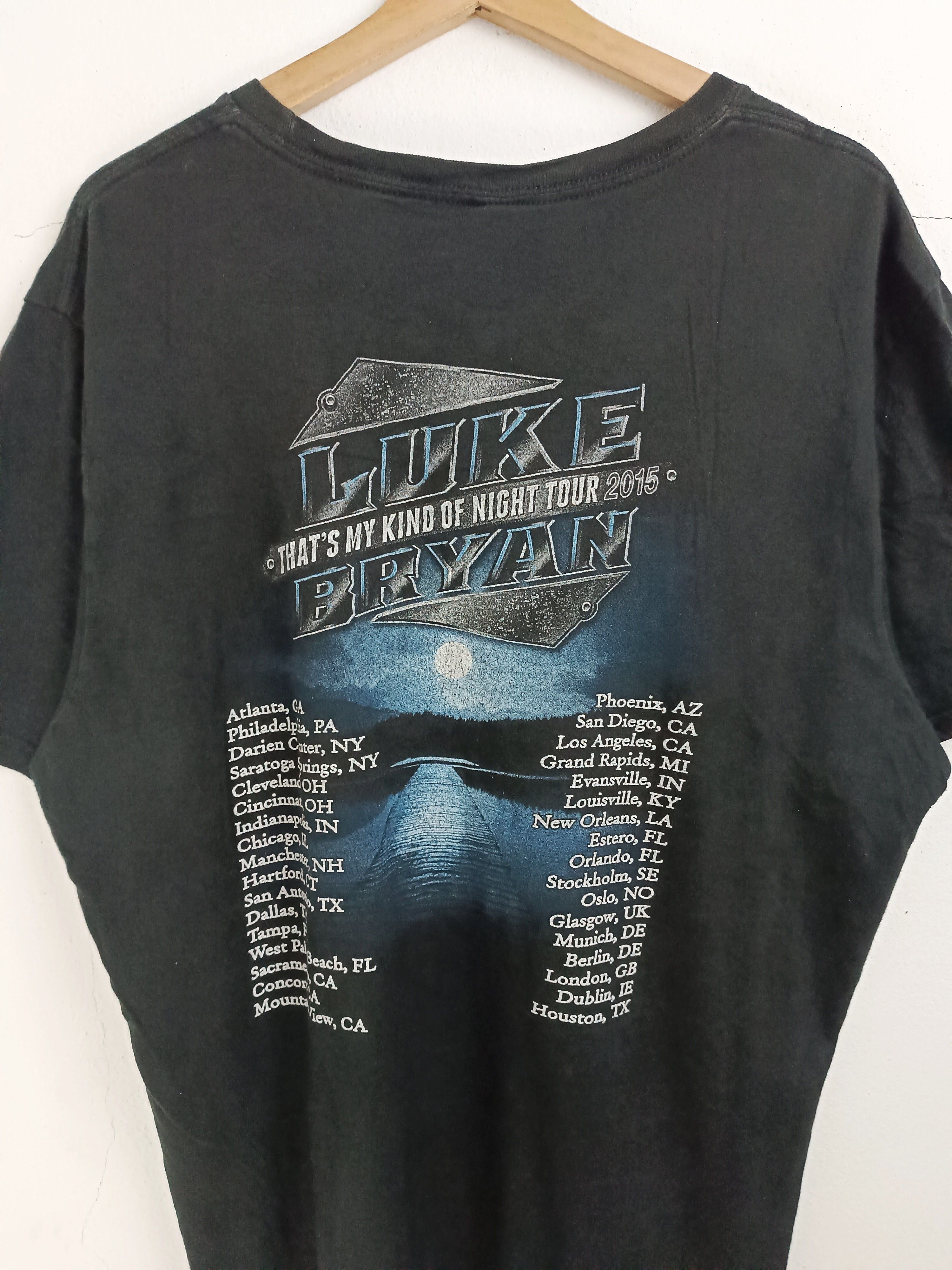 Vintage VINTAGE '15 LUKE BRYAN TOUR COUNTRY swifts shelton church Size US XL / EU 56 / 4 - 14 Thumbnail