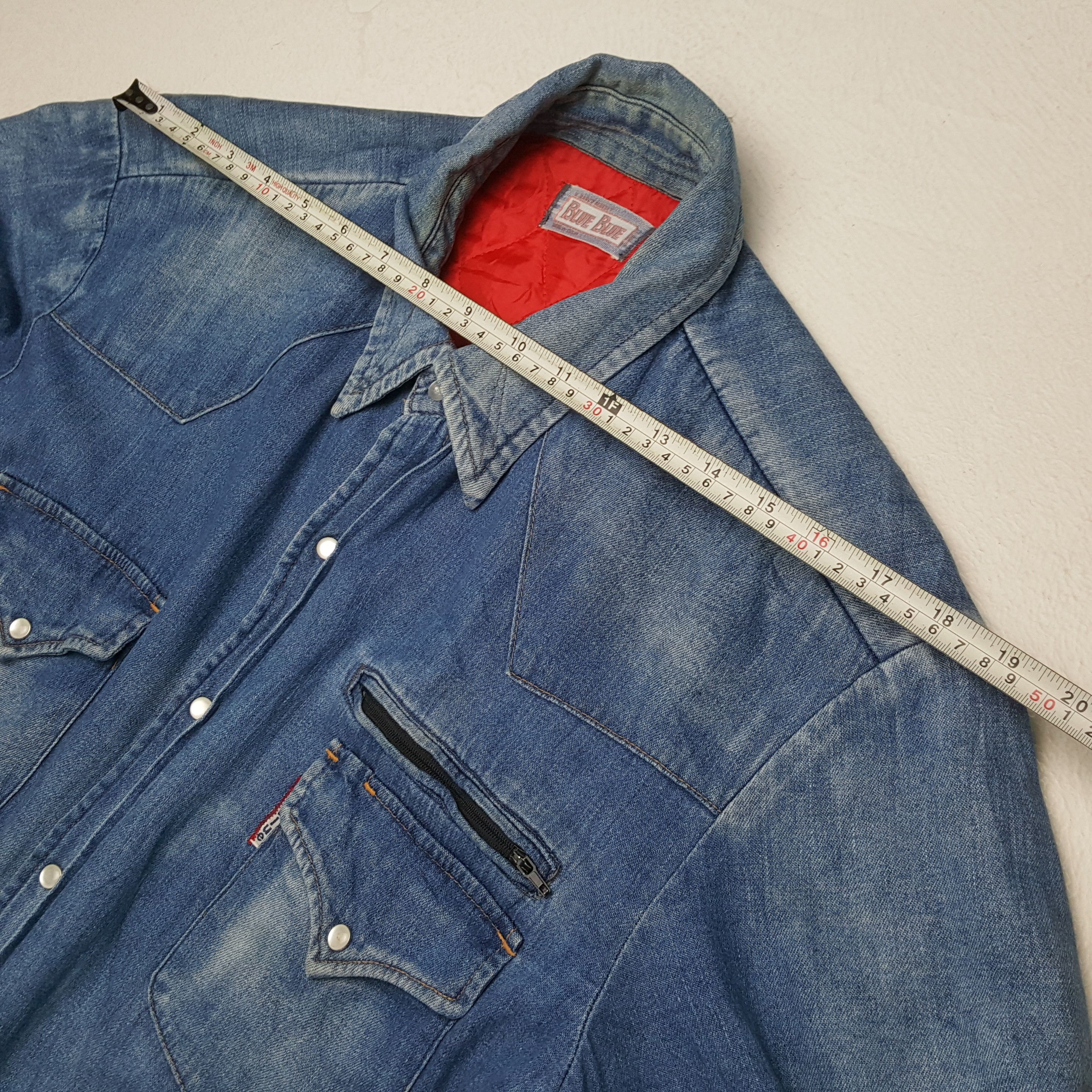Blue Blue Japan × Japanese Brand × Vintage Vintage BLUE BLUE Japanese Fashion Brand Shirts Size US M / EU 48-50 / 2 - 4 Thumbnail