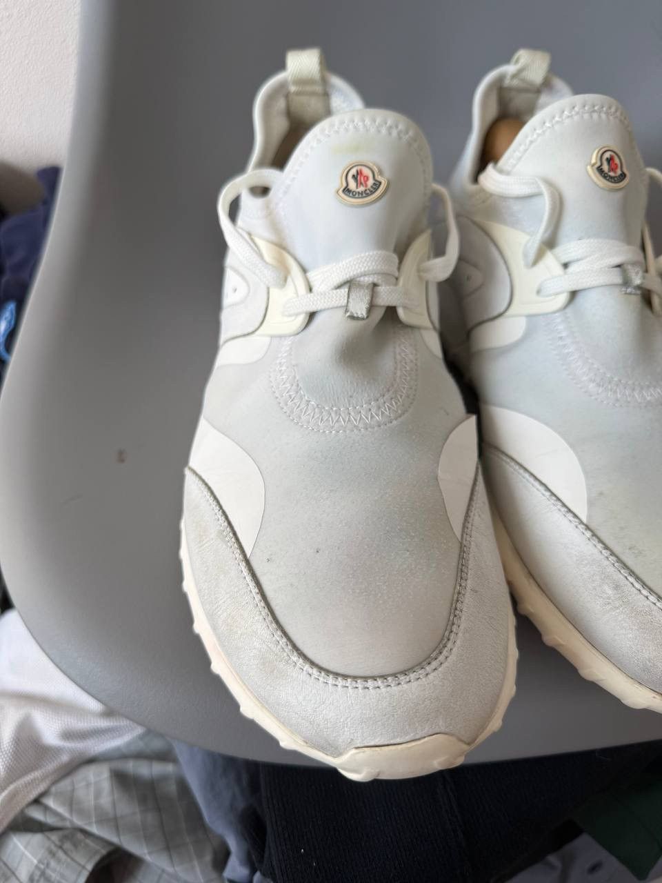 Moncler Moncler vintage distressed sneakers size 45 Size US 11 / EU 44 - 7 Thumbnail