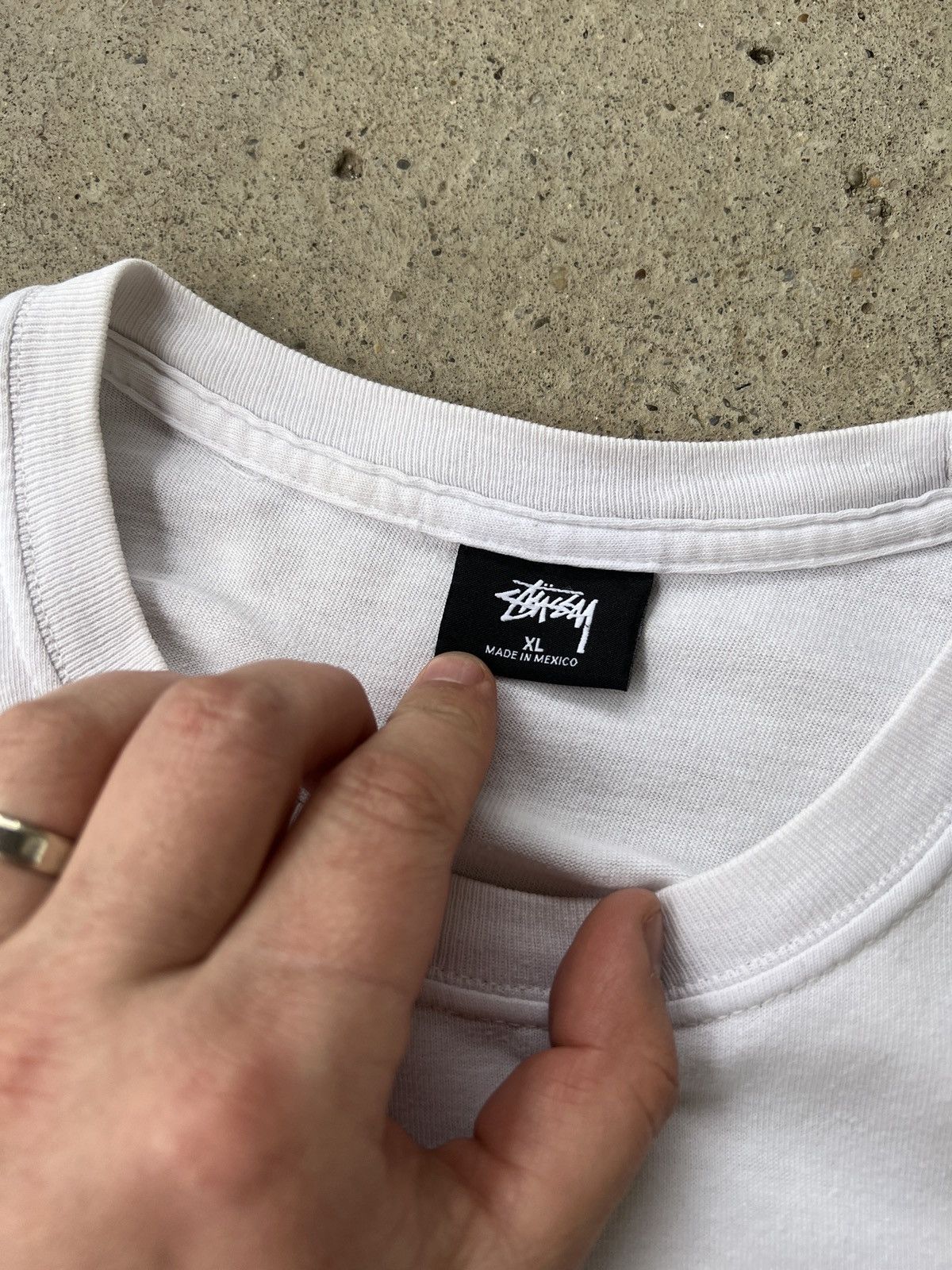 Stussy Stussy X Off-White Tee Size US XL / EU 56 / 4 - 2 Thumbnail