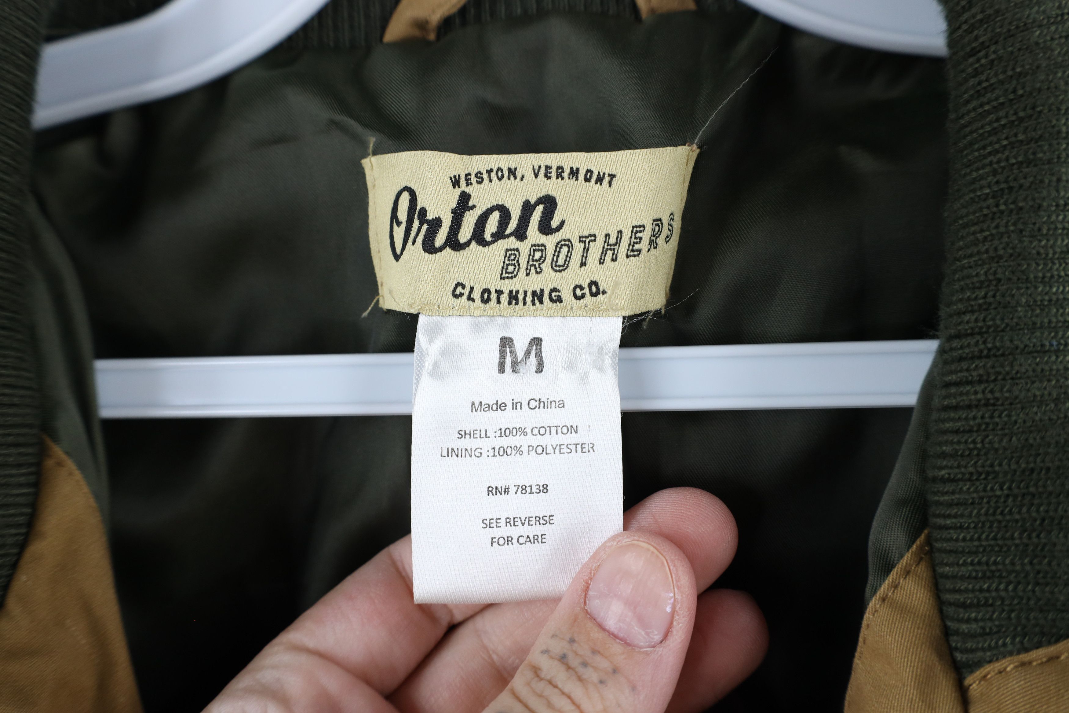 Vintage Orton Brothers Distressed Lined Full Zip Bomber Jacket Brown Size US M / EU 48-50 / 2 - 4 Thumbnail