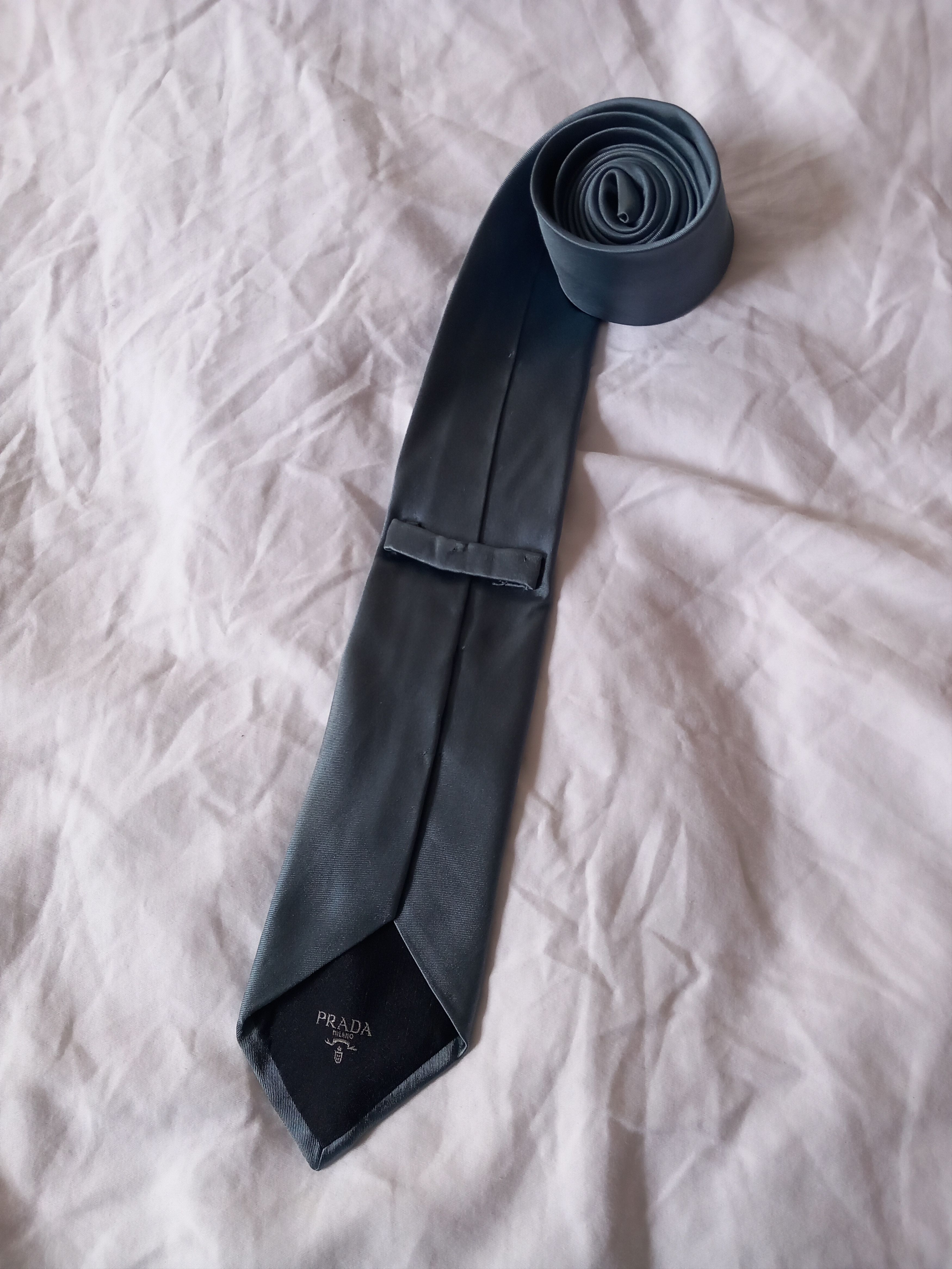 Prada Silk Prada Tie Size ONE SIZE - 5 Thumbnail