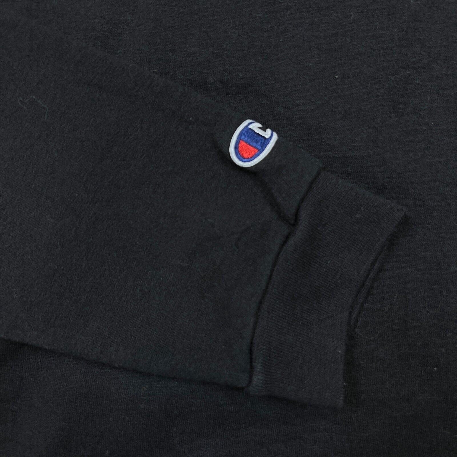 Champion × Vintage Champion Hoodie Medium Eco Script Pullover Hooded Sweatshirt Size US M / EU 48-50 / 2 - 4 Thumbnail