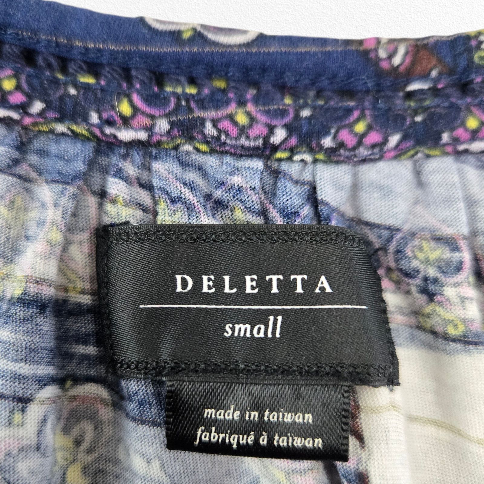 Anthropologie Blue Boho Printed Ruffle Button Front Tank Top Size Small Size S / US 4 / IT 40 - 4 Thumbnail