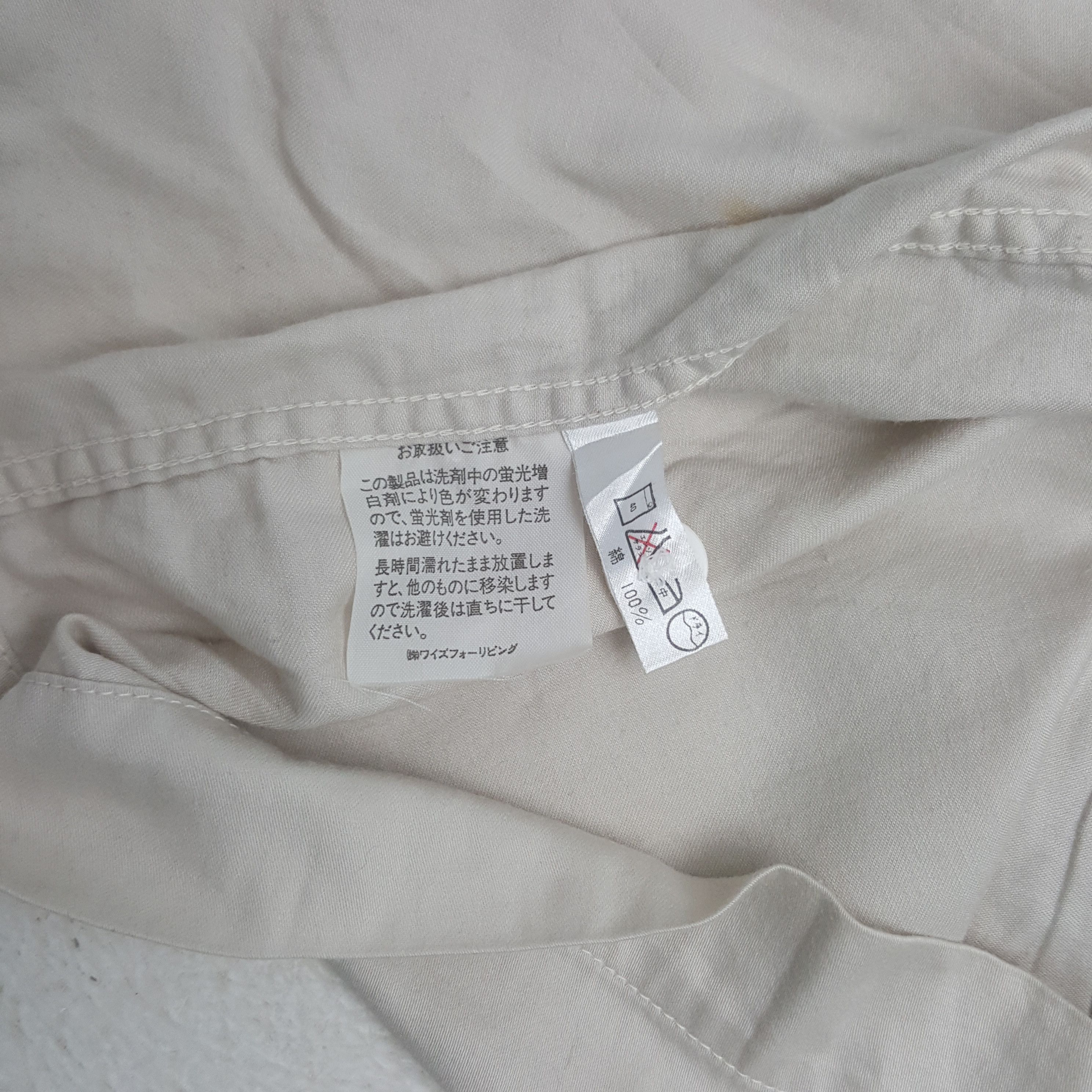 Yohji Yamamoto Vintage Y's For Living Yohji Yamamoto Pyjamas Shirt C294N76 Size US XL / EU 56 / 4 - 11 Thumbnail