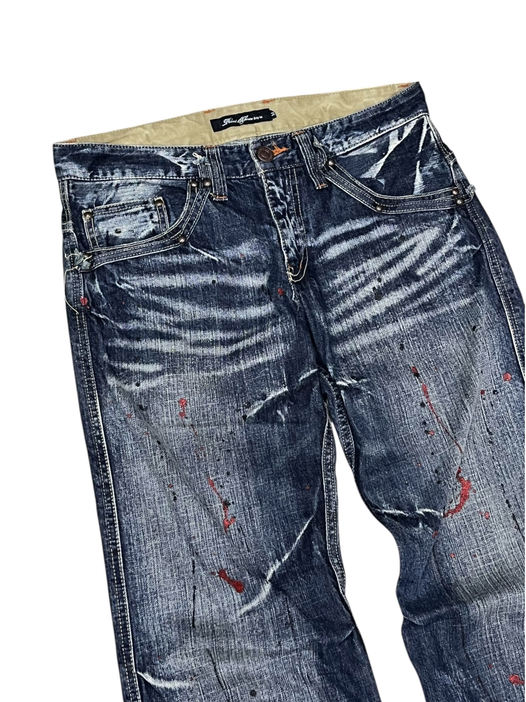 Seditionaries Root Three Style Grunge Whisker Glitter Splatter Flare Size US 30 / EU 46 - 6 Thumbnail