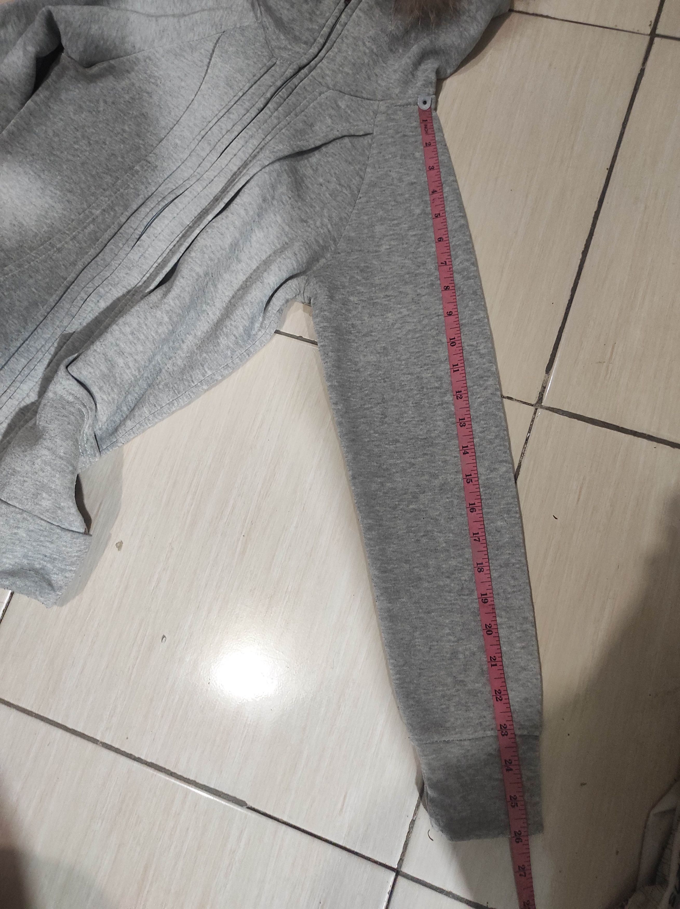 Hysteric Glamour Gray Zipper Fur Hoodie i6w9 Lgb Style Size S / US 4 / IT 40 - 2 Thumbnail