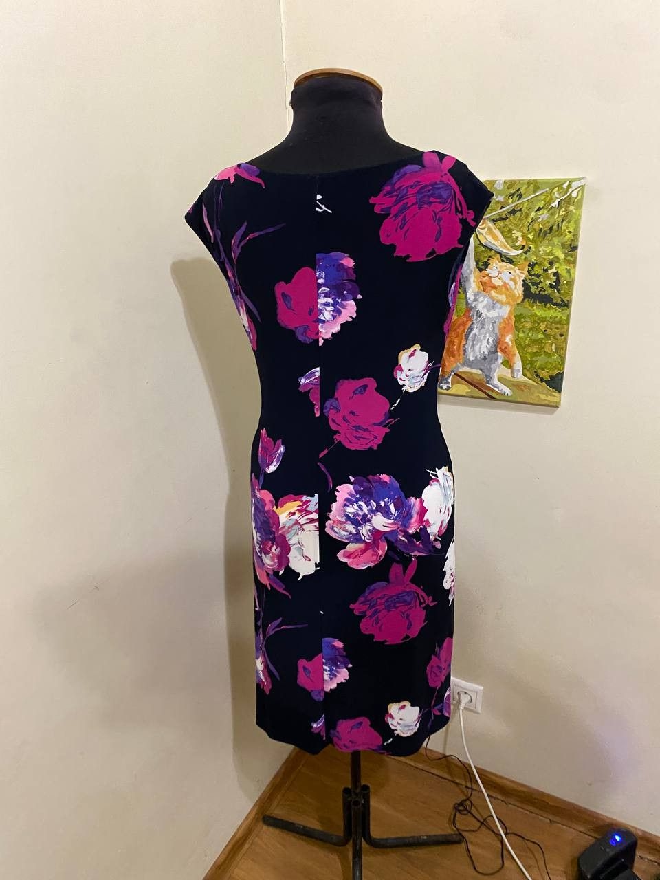 Lauren Ralph Lauren Lauren Ralph Lauren Floral Print Cap Sleeves Sheath Dress Size XL / US 12-14 / IT 48-50 - 4 Thumbnail