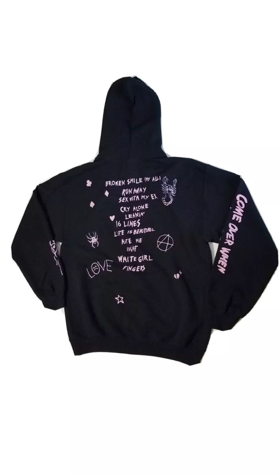 GOTHBOICLIQUE × Lil Peep Lil Peep Anime Hoodie Come Over When You’re Sober Size US XL / EU 56 / 4 - 3 Thumbnail