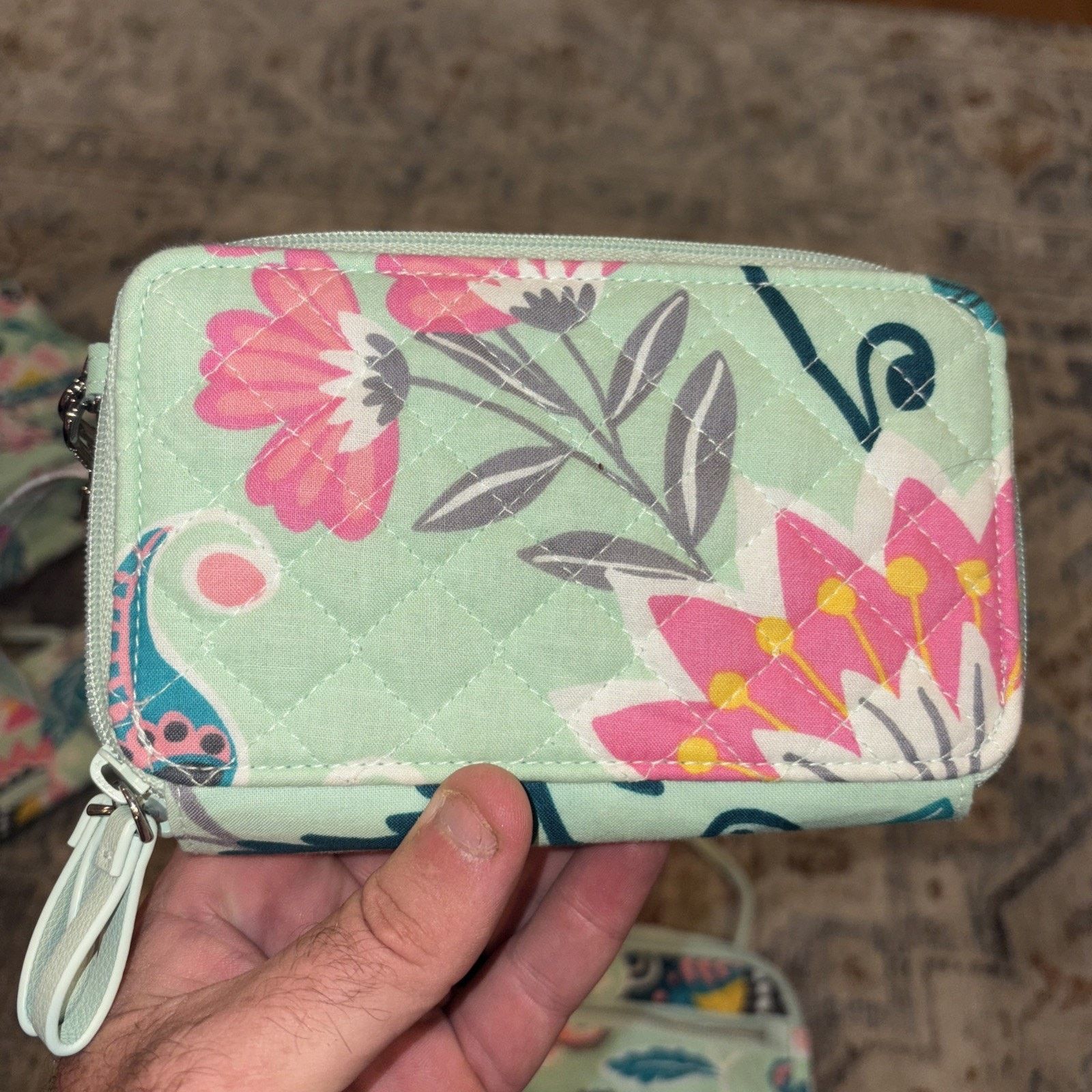 Vera Bradley Vera Bradley 4 Piece Set Mint Flowers Collection Size ONE SIZE - 3 Thumbnail