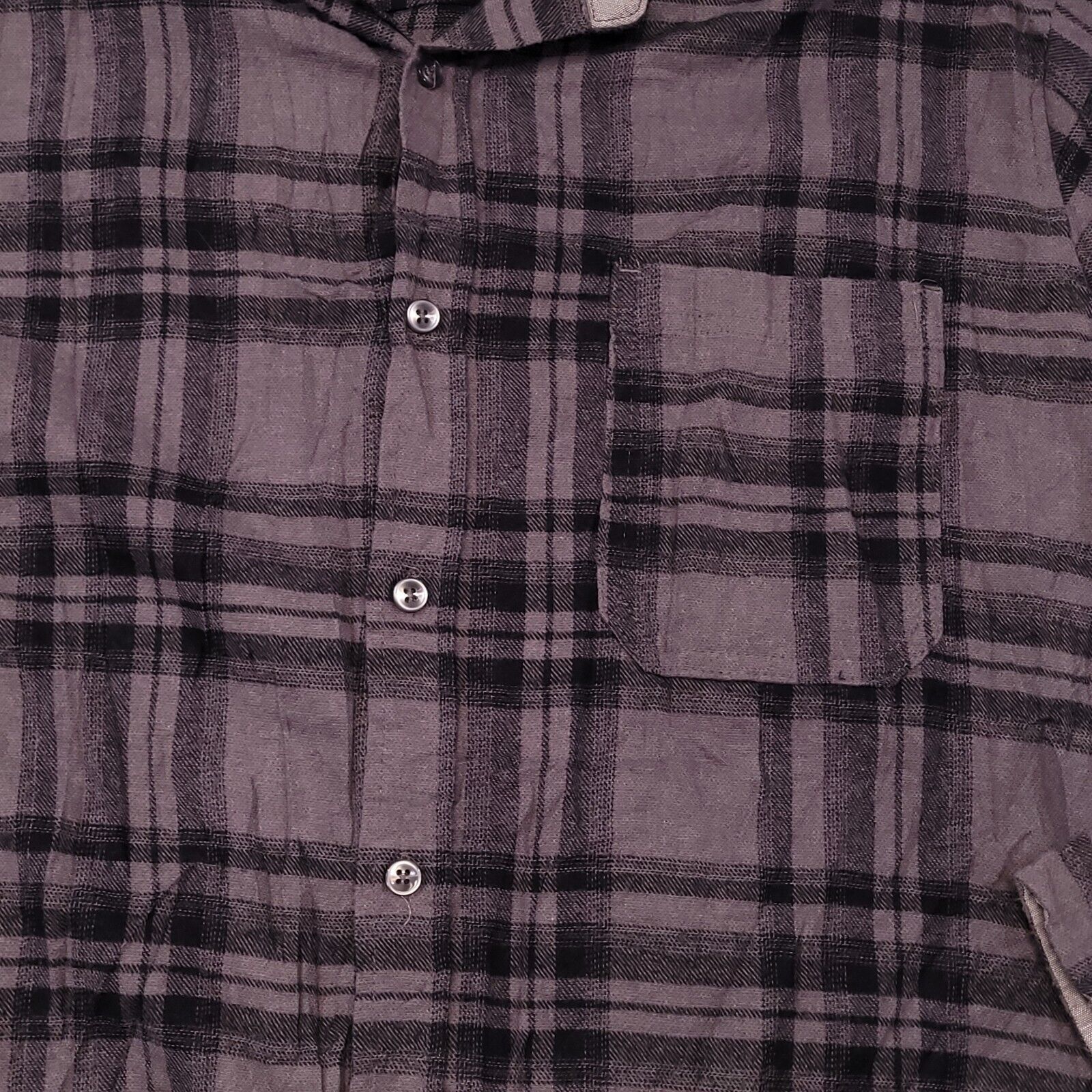 Capsule Capsule Tartan FlannelLong Sleeve Shirt Mens Size XL Gray Size US XL / EU 56 / 4 - 4 Thumbnail