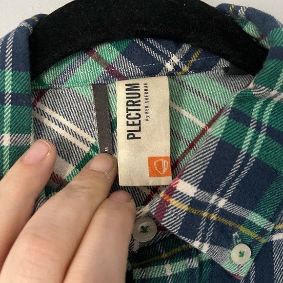 Ben Sherman Plectrum by Ben Sherman Green Plaid Flannel With Lining sz S Size US S / EU 44-46 / 1 - 3 Thumbnail