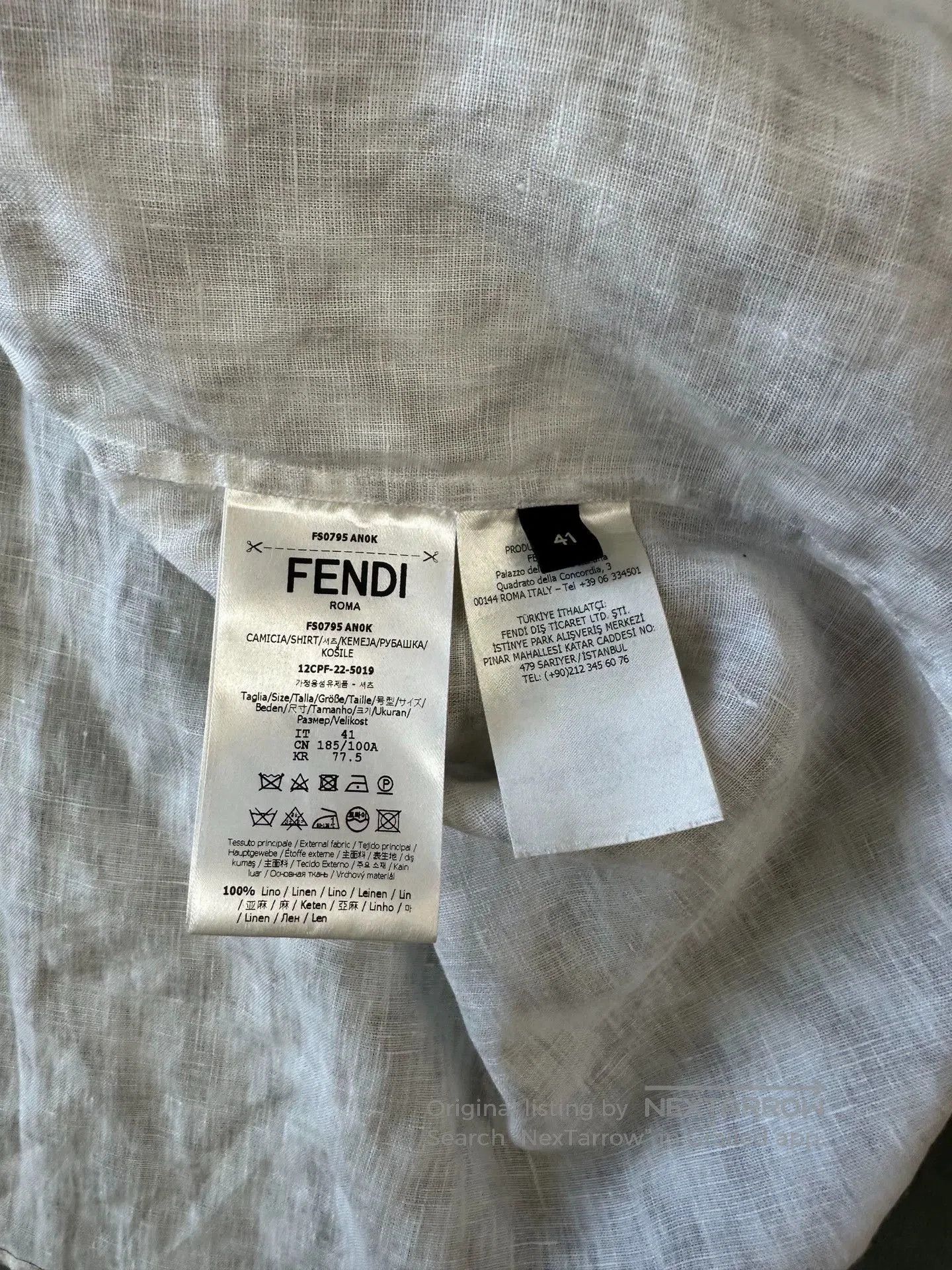 Fendi Fendi SS23 Monogram Short Sleeve Shirt. Size US L / EU 52-54 / 3 - 4 Thumbnail