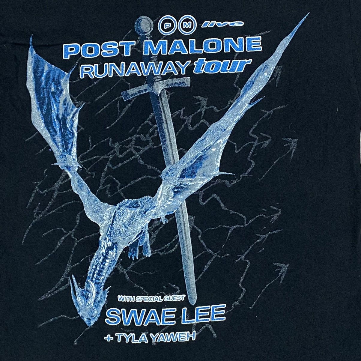 Band Tees × Rap Tees × Vintage Rap tee post malone runaway tour 2019 Size US S / EU 44-46 / 1 - 3 Thumbnail