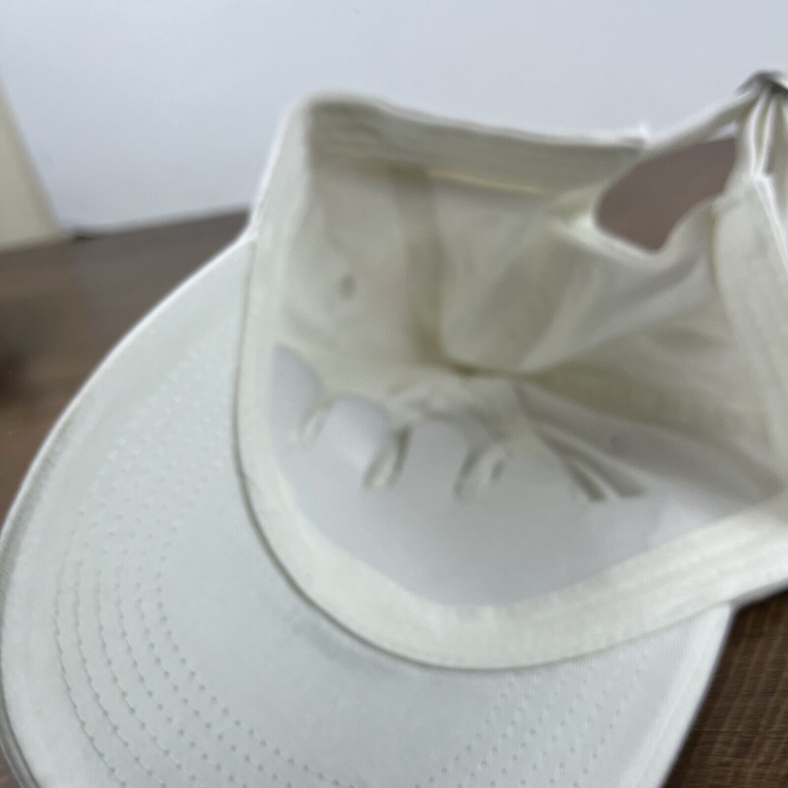 Other Plain White Running Hat Athletic White Cap Hat Adjustable Ha Size ONE SIZE - 13 Thumbnail