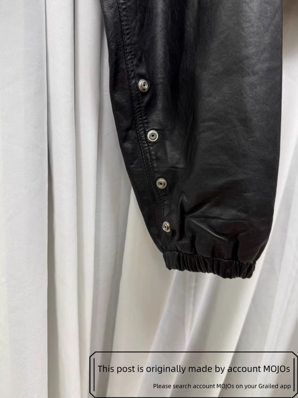 Rick Owens Sz 40 Rick Owens M65 Leather OS Hoodie Jacket mojos2149 Size US L / EU 52-54 / 3 - 2 Thumbnail