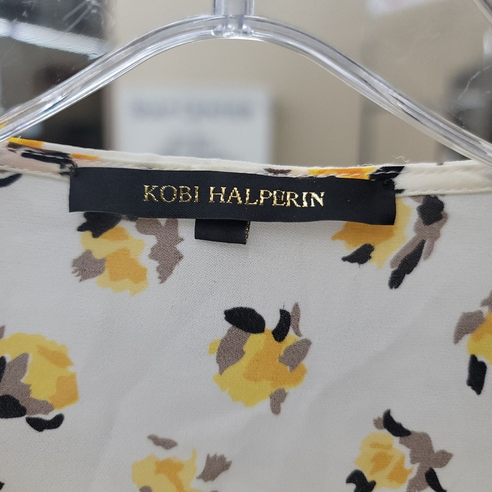 KOBI HALPERIN EUC Kobi Halperin Savanna Silk Blouse Size XS / US 0-2 / IT 36-38 - 7 Thumbnail