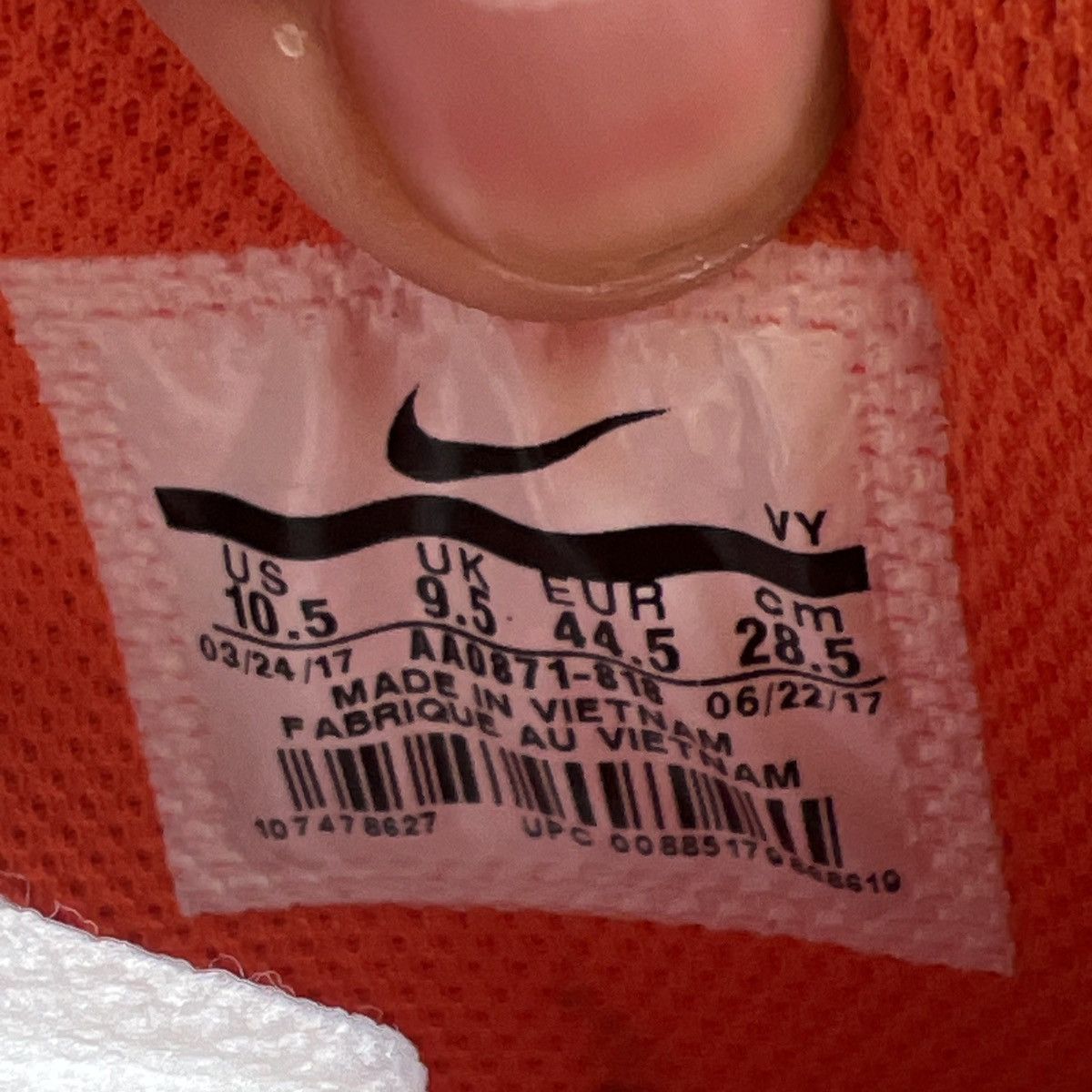 Nike Wmns x air force 2 orange Size US 10.5 / EU 43-44 - 9 Thumbnail