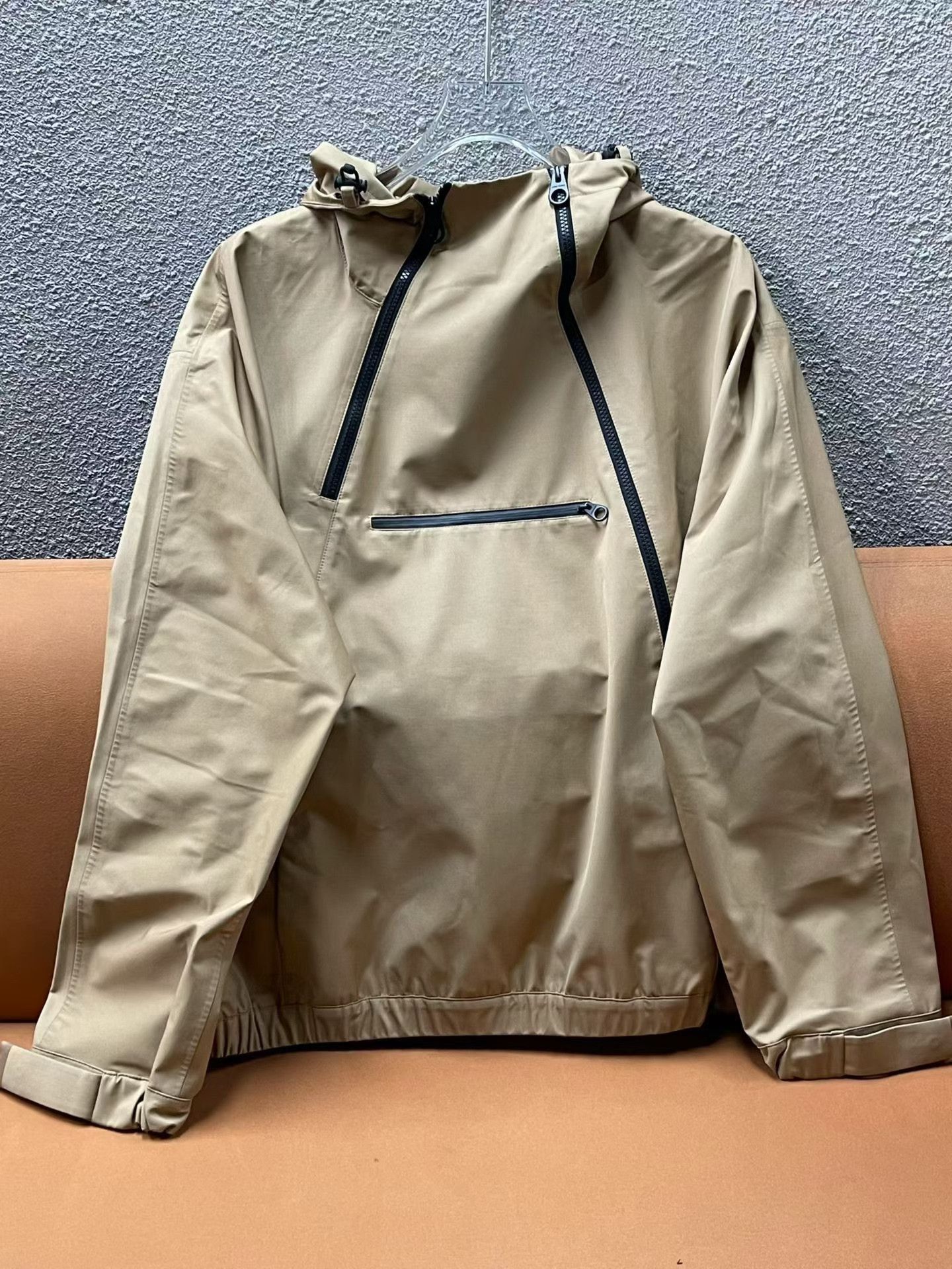 Loro Piana Loro Piana Colorblock Asymmetric Zip Hooded Jacket Size US L / EU 52-54 / 3 - 1 Thumbnail