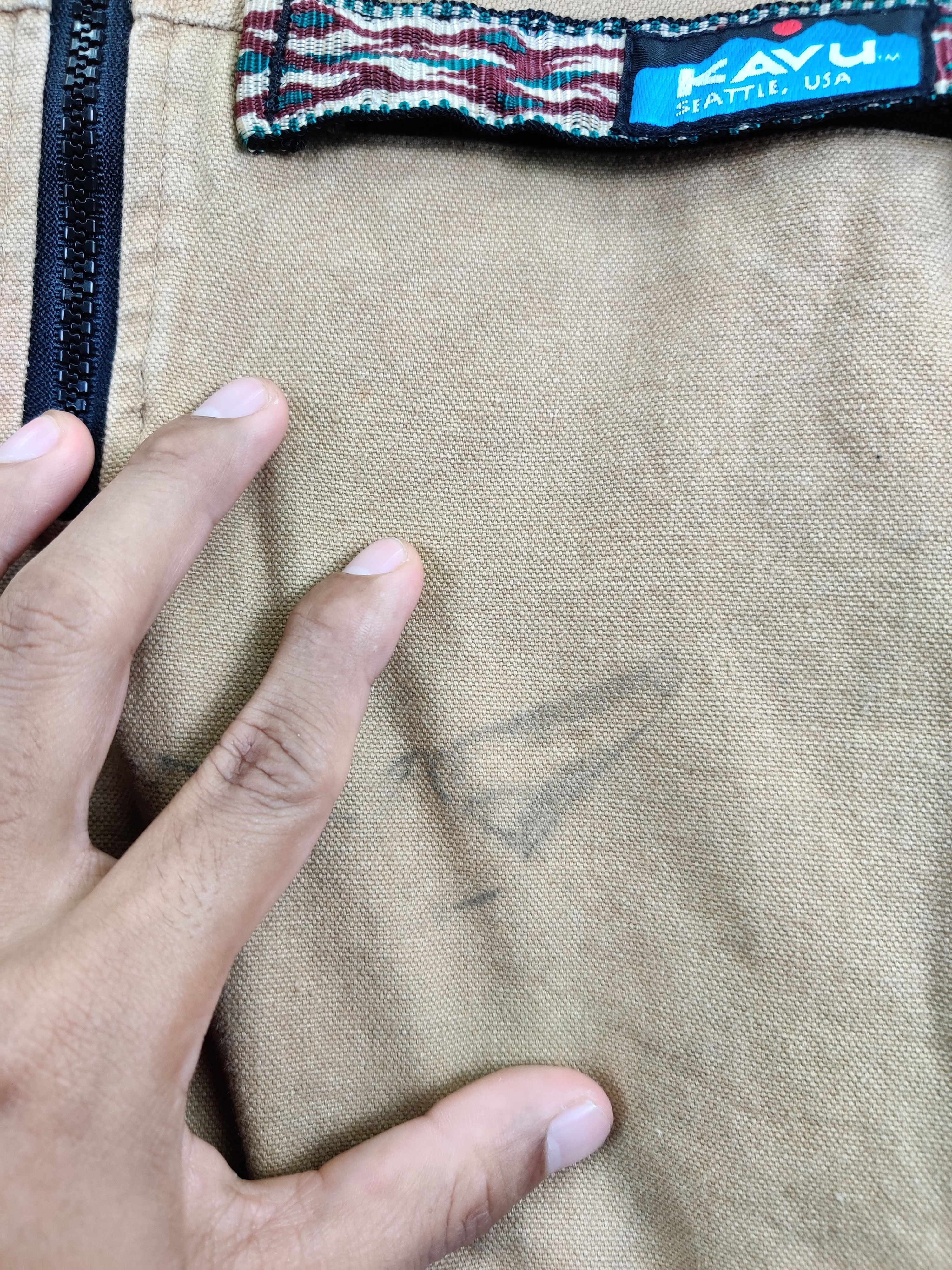 KAVU Vintage Kavu Duck Canvas Half Zipper Jacket Size US M / EU 48-50 / 2 - 7 Thumbnail