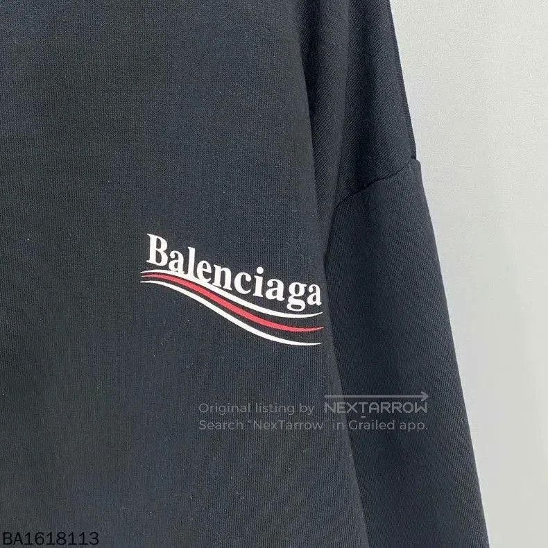 Balenciaga Balenciaga Black Coke Wave Hoodie. Size US M / EU 48-50 / 2 - 6 Thumbnail