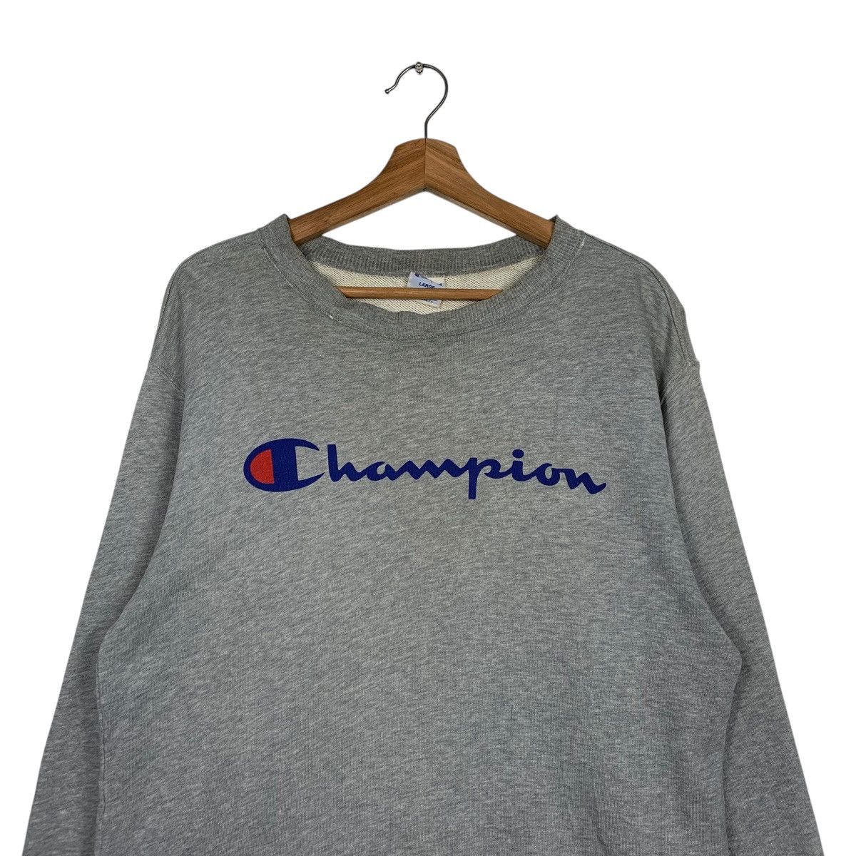 Champion Vintage Champion Big Logo Crewneck Sweatshirt Size US L / EU 52-54 / 3 - 2 Thumbnail