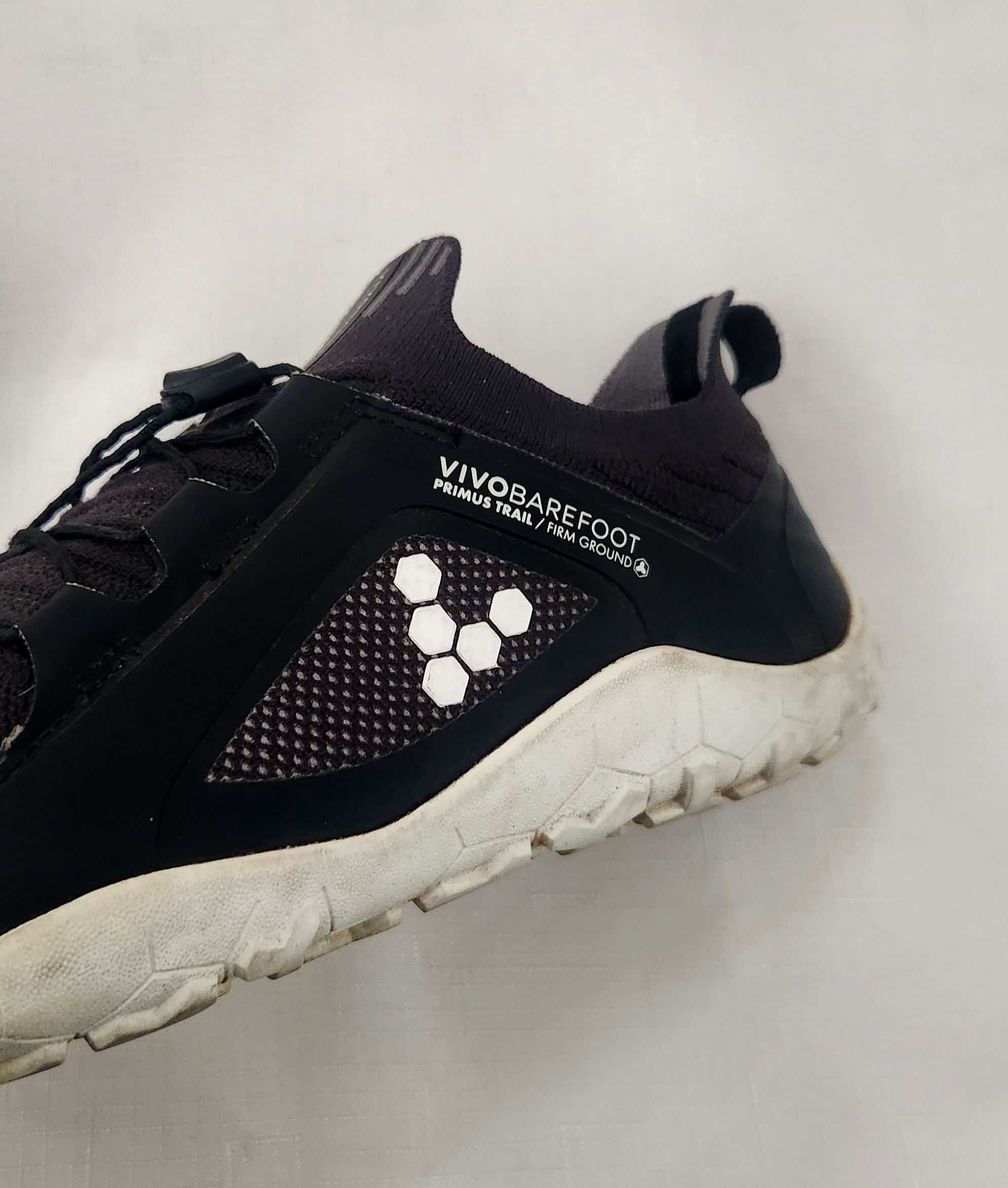 Vivobarefoot Vivobarefoot Primus Trail Knit FG Mens EU 42 SZ 9 US Black Size US 9 / EU 42 - 4 Thumbnail