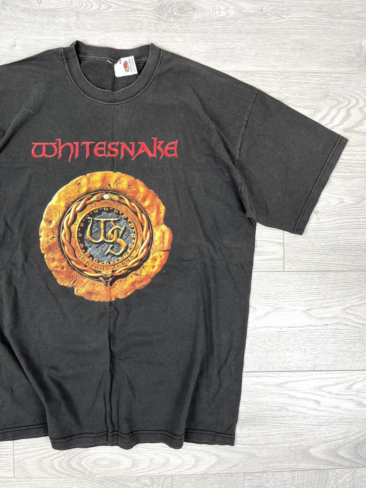 Band Tees × Vintage Whitesnake Vintage 2004 Tour T Shirt Size US XL / EU 56 / 4 - 2 Thumbnail