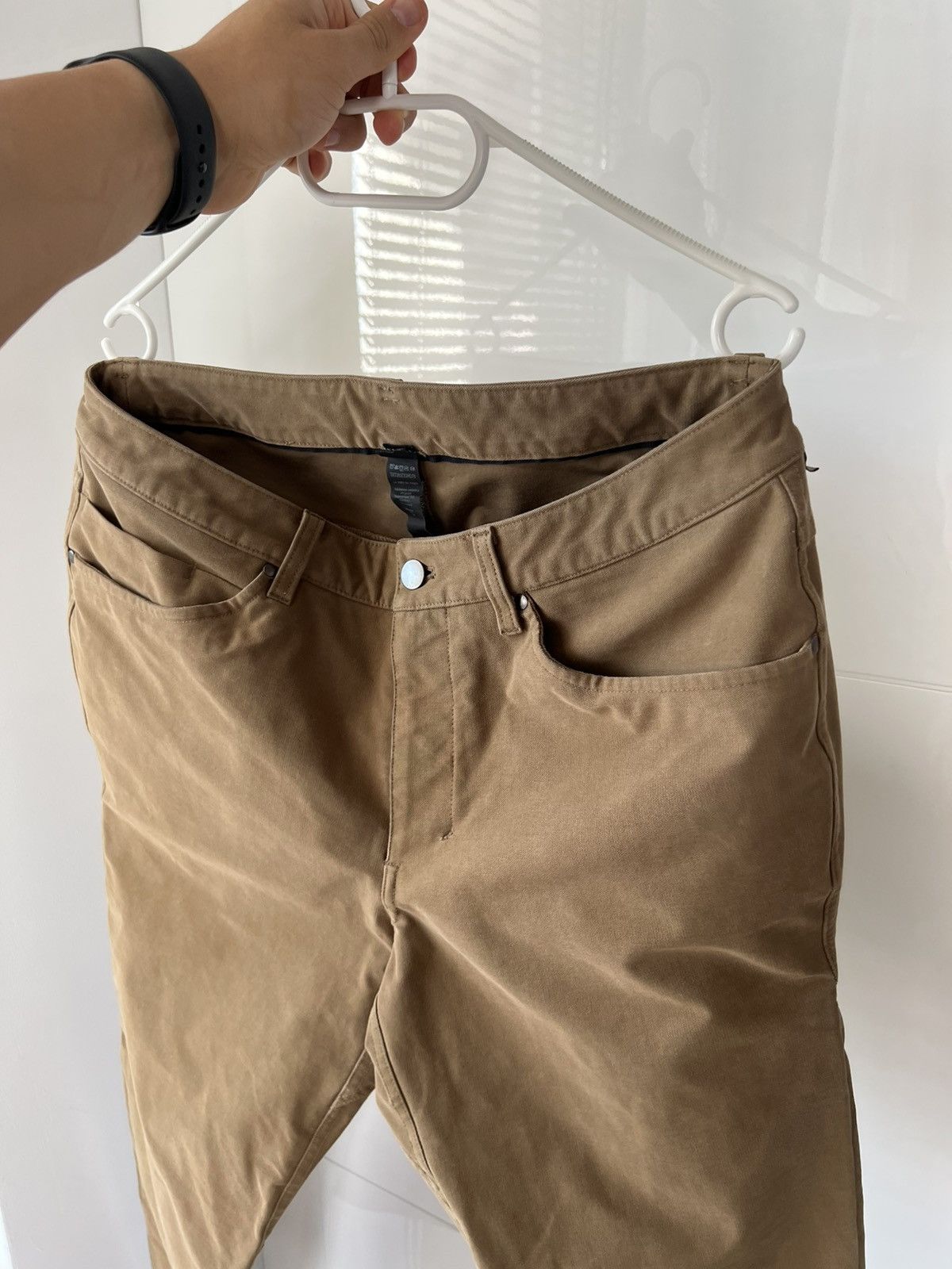 Lululemon Rare Lululemon Logo Secret Pocket Reflective Selvage Pants Size US 33 - 6 Thumbnail