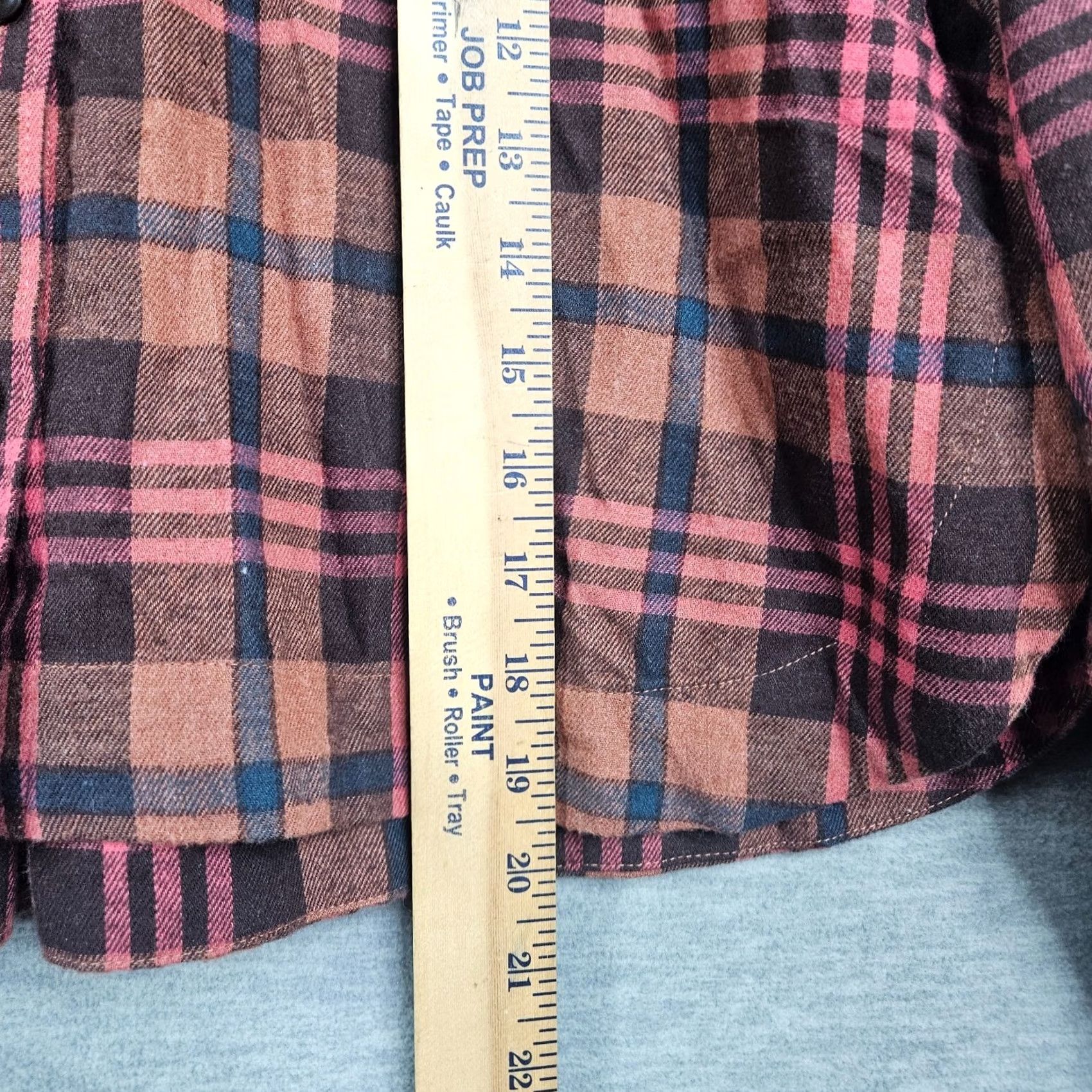 Madewell Madewell Button-Up Cropped Plaid Shirt Multicolor Long Sleeve Size M Womens Size M / US 6-8 / IT 42-44 - 4 Thumbnail