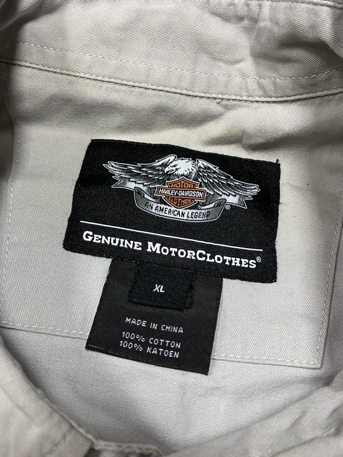 Harley Davidson Harley Davidson eagle 🦅 vintage big logo shirt buttons Size US XL / EU 56 / 4 - 5 Thumbnail