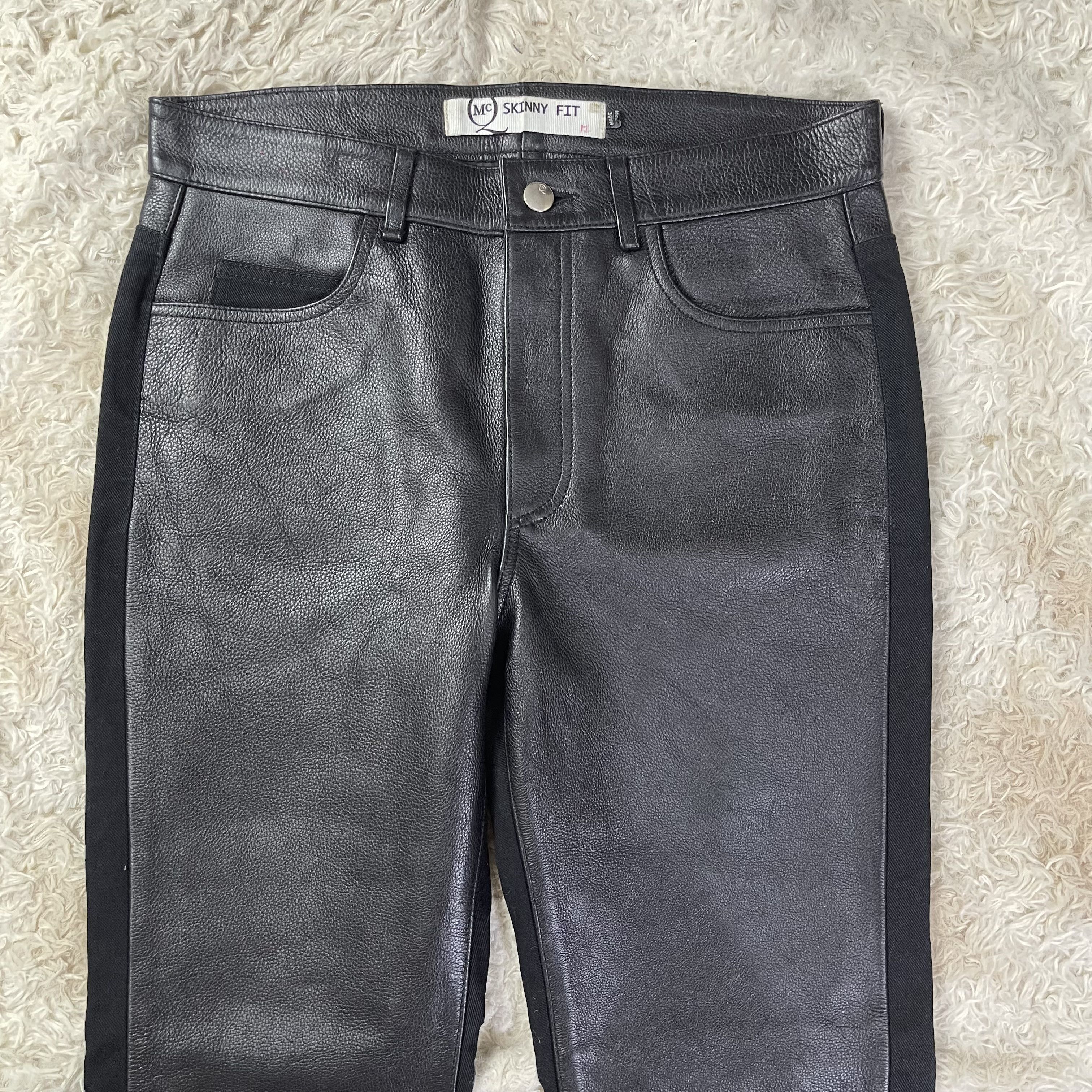 Alexander McQueen Alexander Mcqueen Leather Pants Size US 30 / EU 46 - 3 Thumbnail
