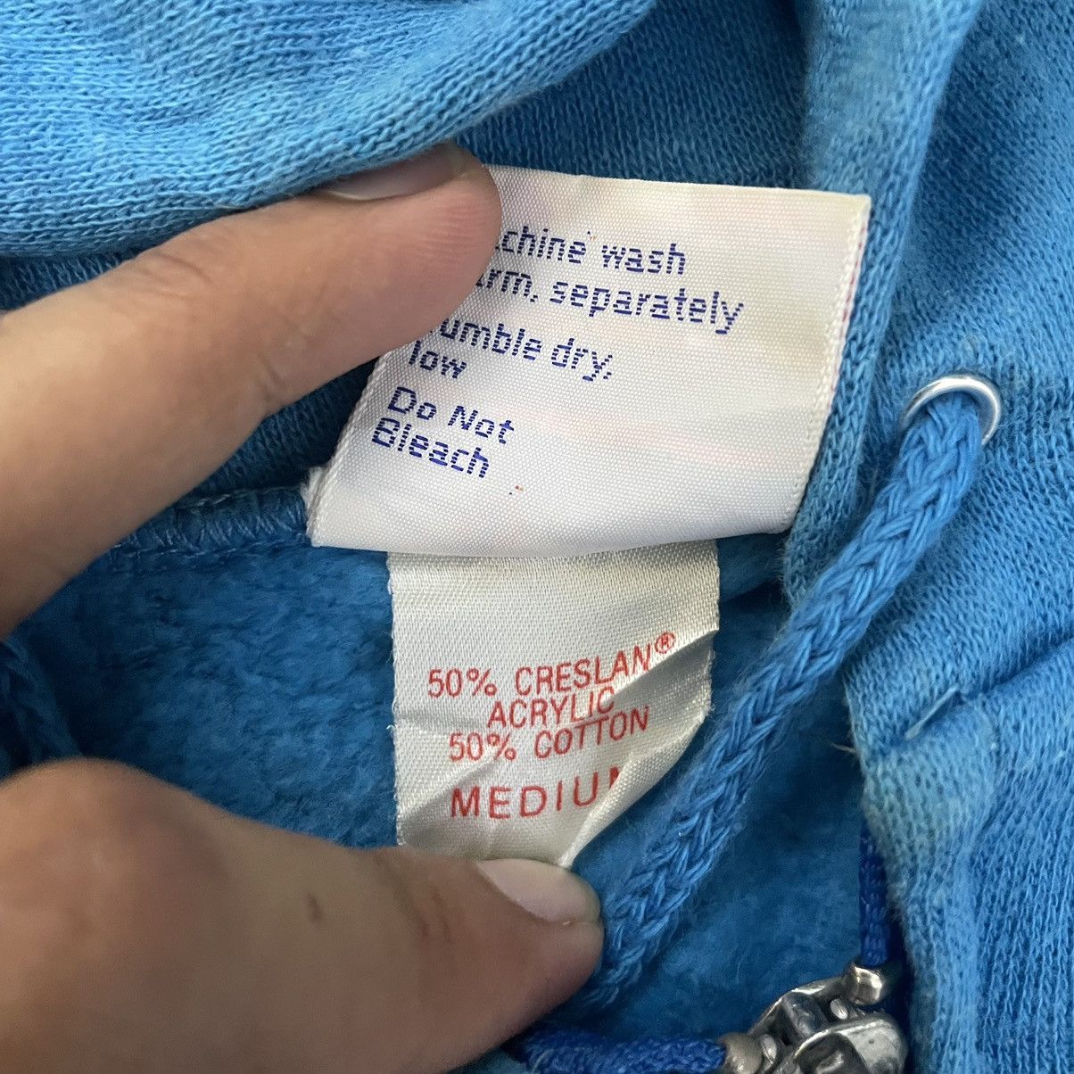 Russell Athletic × Vintage Vintage Blue Blank Zip Up Hoodie Russell Athletic Style Size US M / EU 48-50 / 2 - 4 Thumbnail