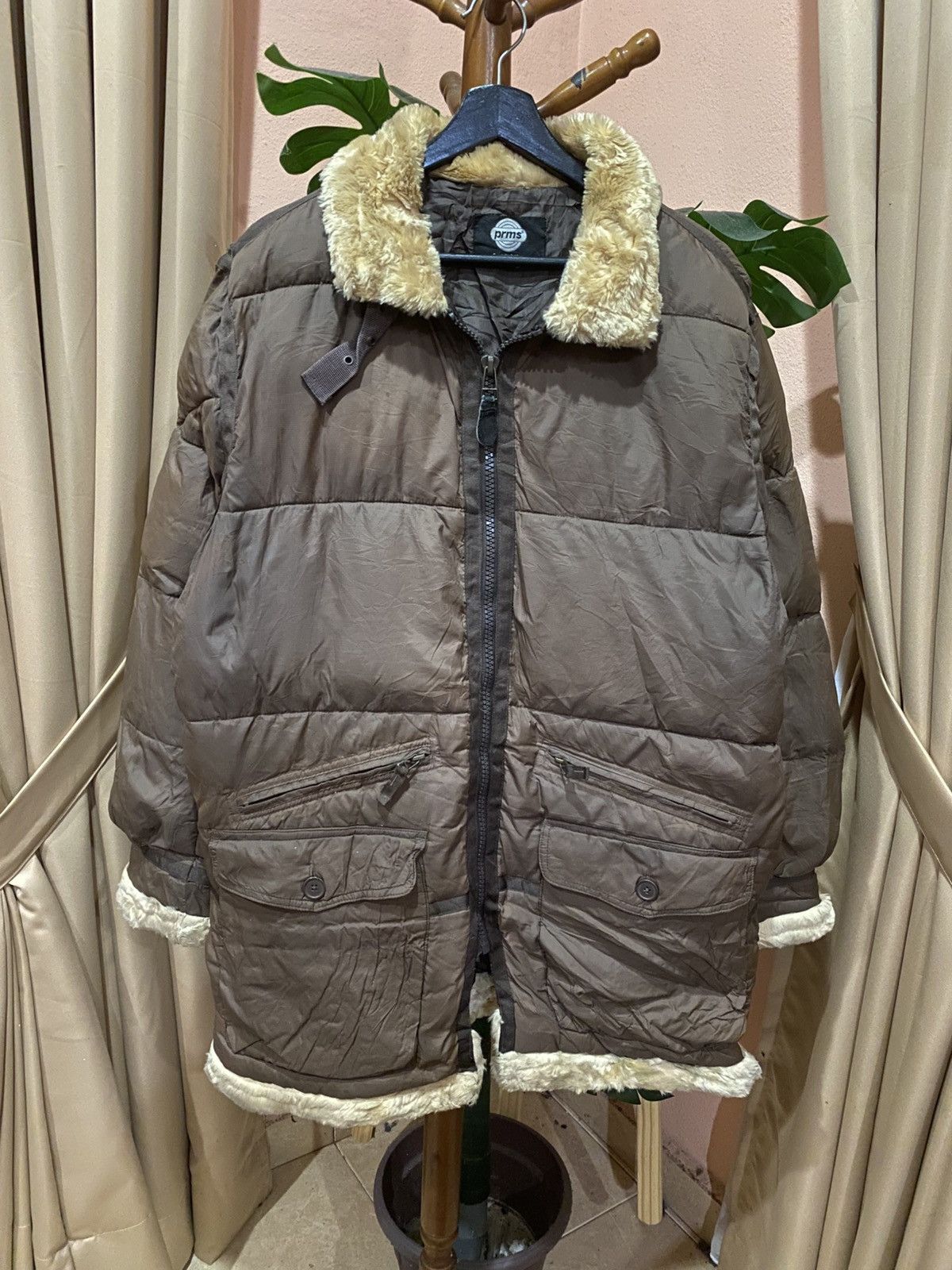 Other Vintage PRMS Shearling-Lined Puffer Jacket – Military Size US L / EU 52-54 / 3 - 1 Thumbnail