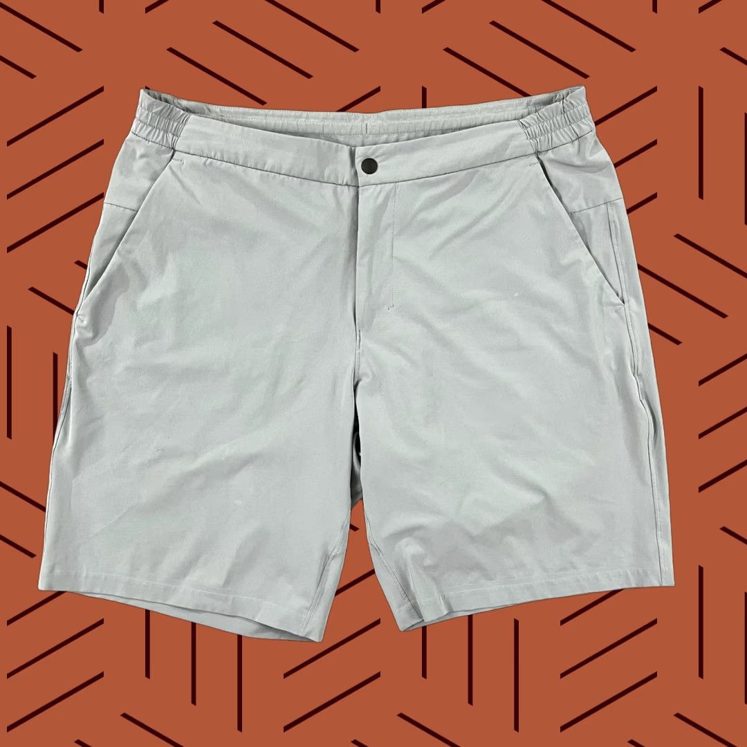 Lululemon LULULEMON Shorts Mens 34 x 9" Blue Gray Chino Golf Performance Stretch Preppy Shirt? Size US 34 / EU 50 - 1 Thumbnail
