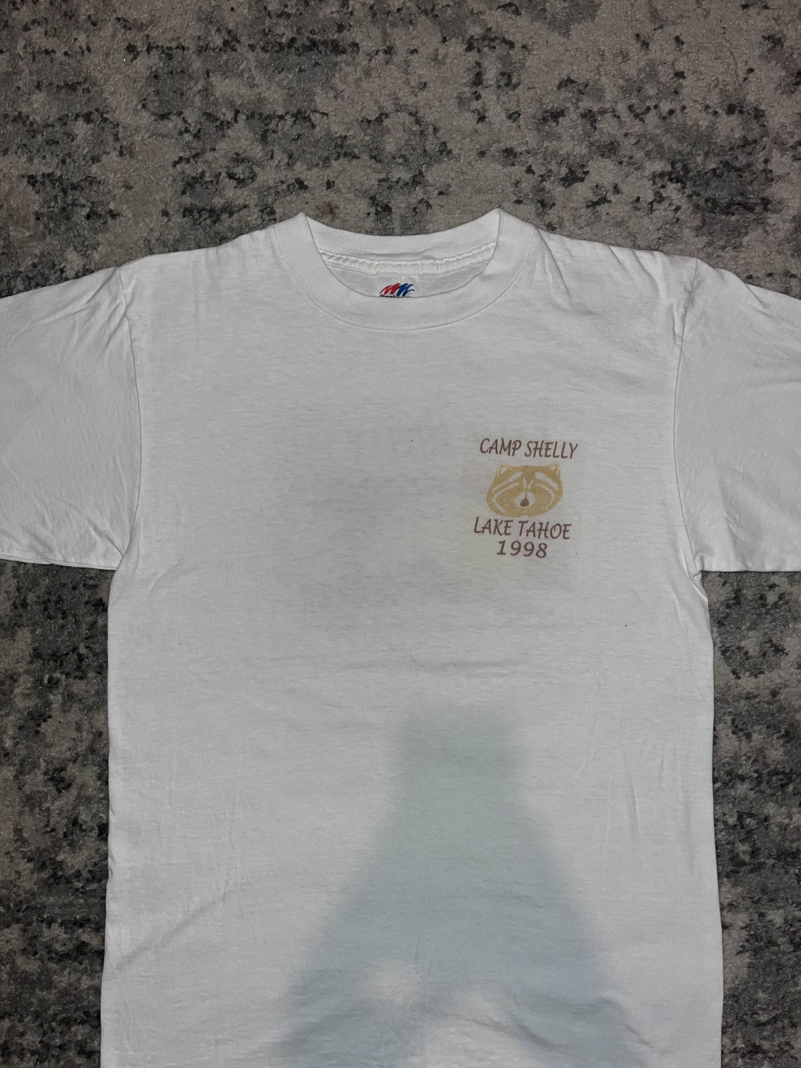 Vintage Vintage 90s Lake Tahoe Camp Shelly Shirt Size US M / EU 48-50 / 2 - 2 Thumbnail